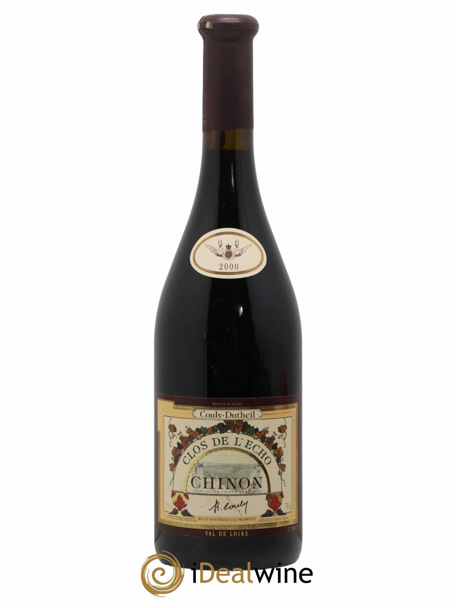 Chinon Clos de l'Echo Couly-Dutheil 2000 - Lot de 1 bouteille - 0