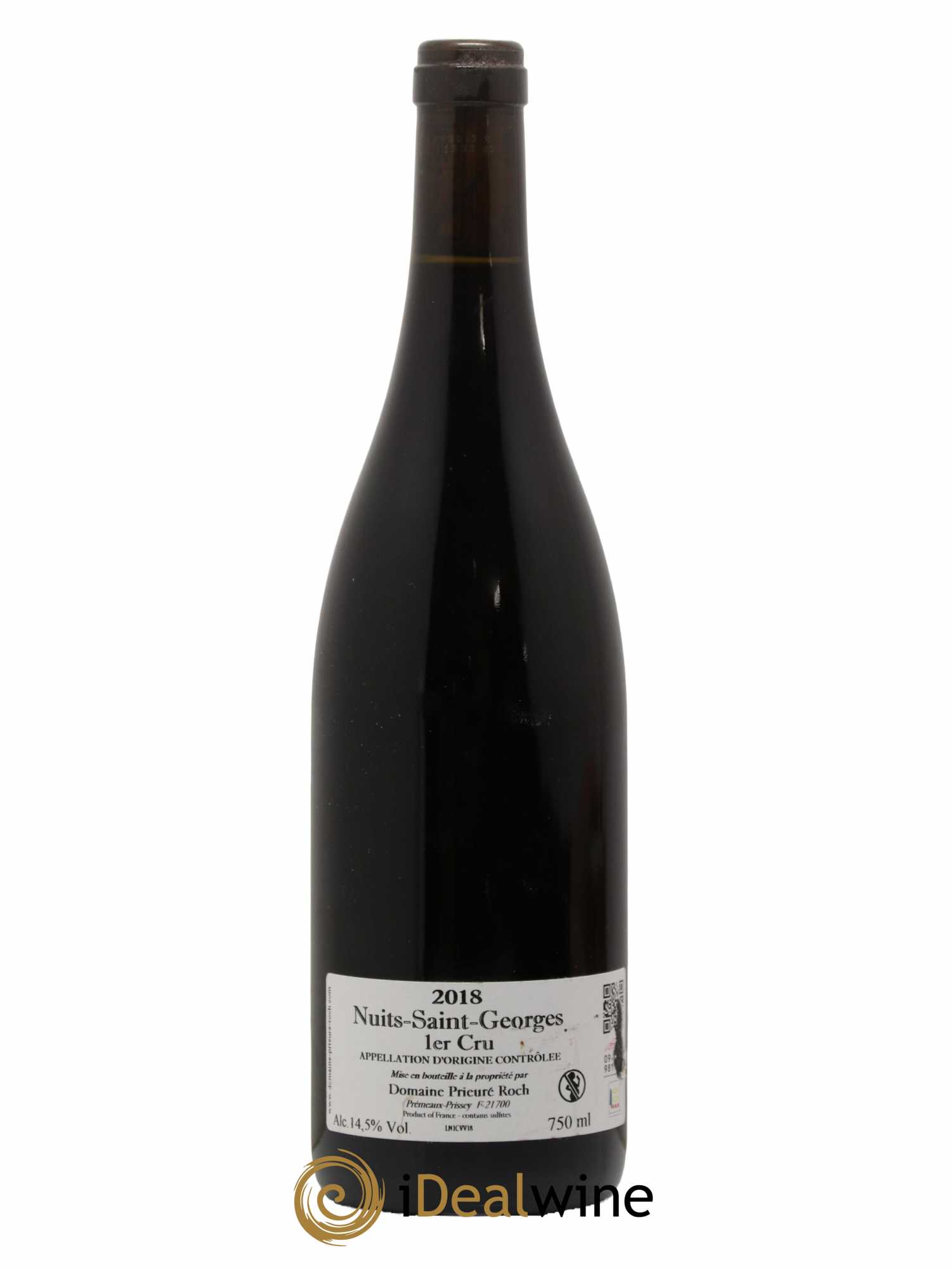 Nuits-Saint-Georges 1er Cru Vieilles Vignes Prieuré Roch 2018 - Lot de 1 bouteille - 1