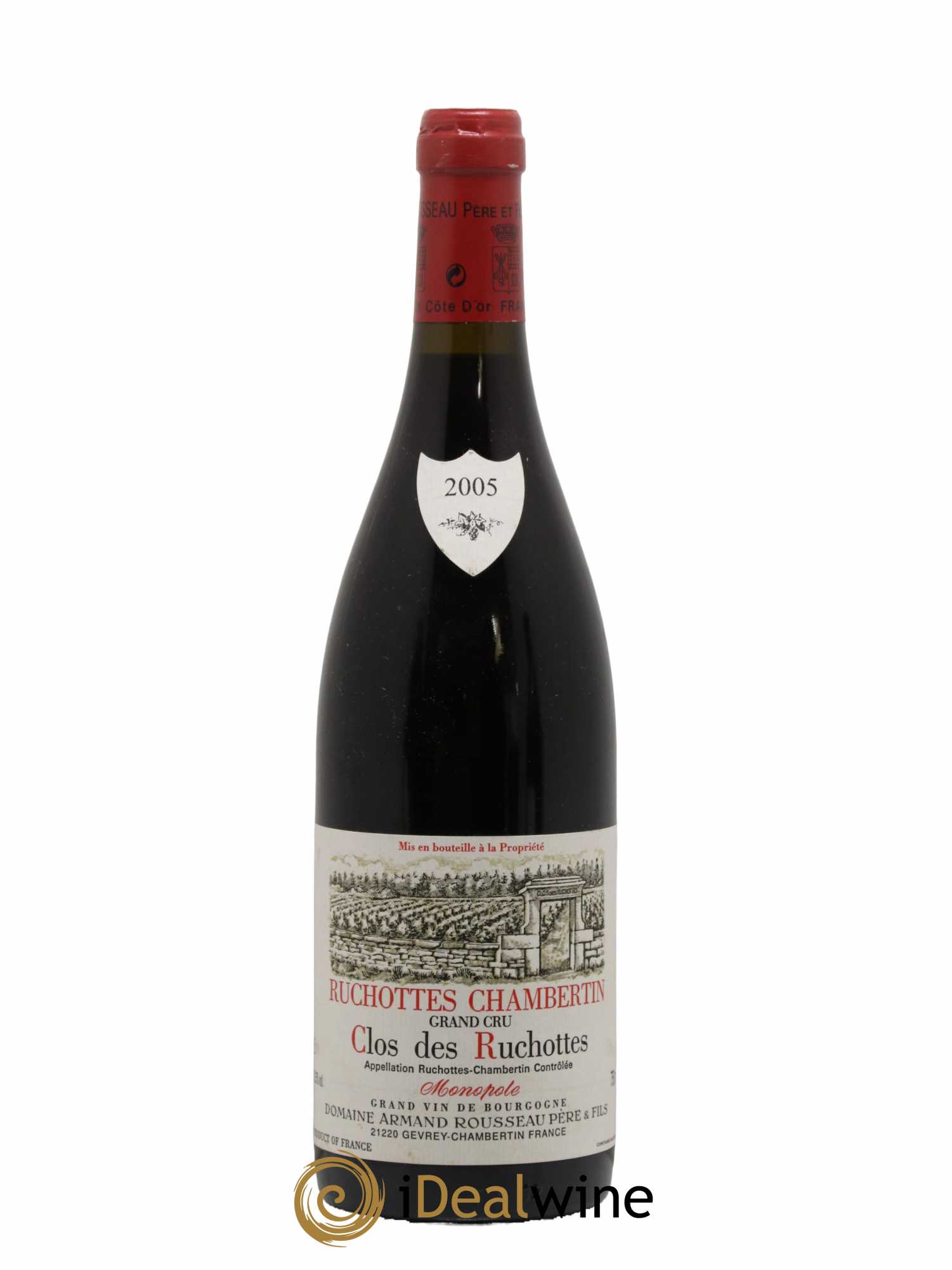 Ruchottes-Chambertin Grand Cru Clos des Ruchottes Armand Rousseau (Domaine) 2005 - Posten von 1 Flasche - 0
