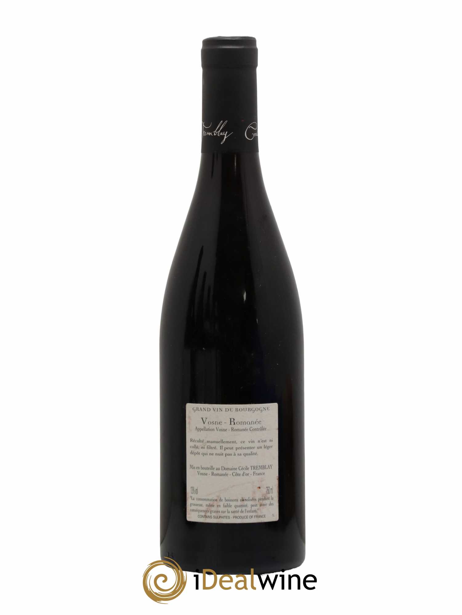 Vosne-Romanée Vieilles Vignes Cécile Tremblay 2016 - Lot de 1 bouteille - 1