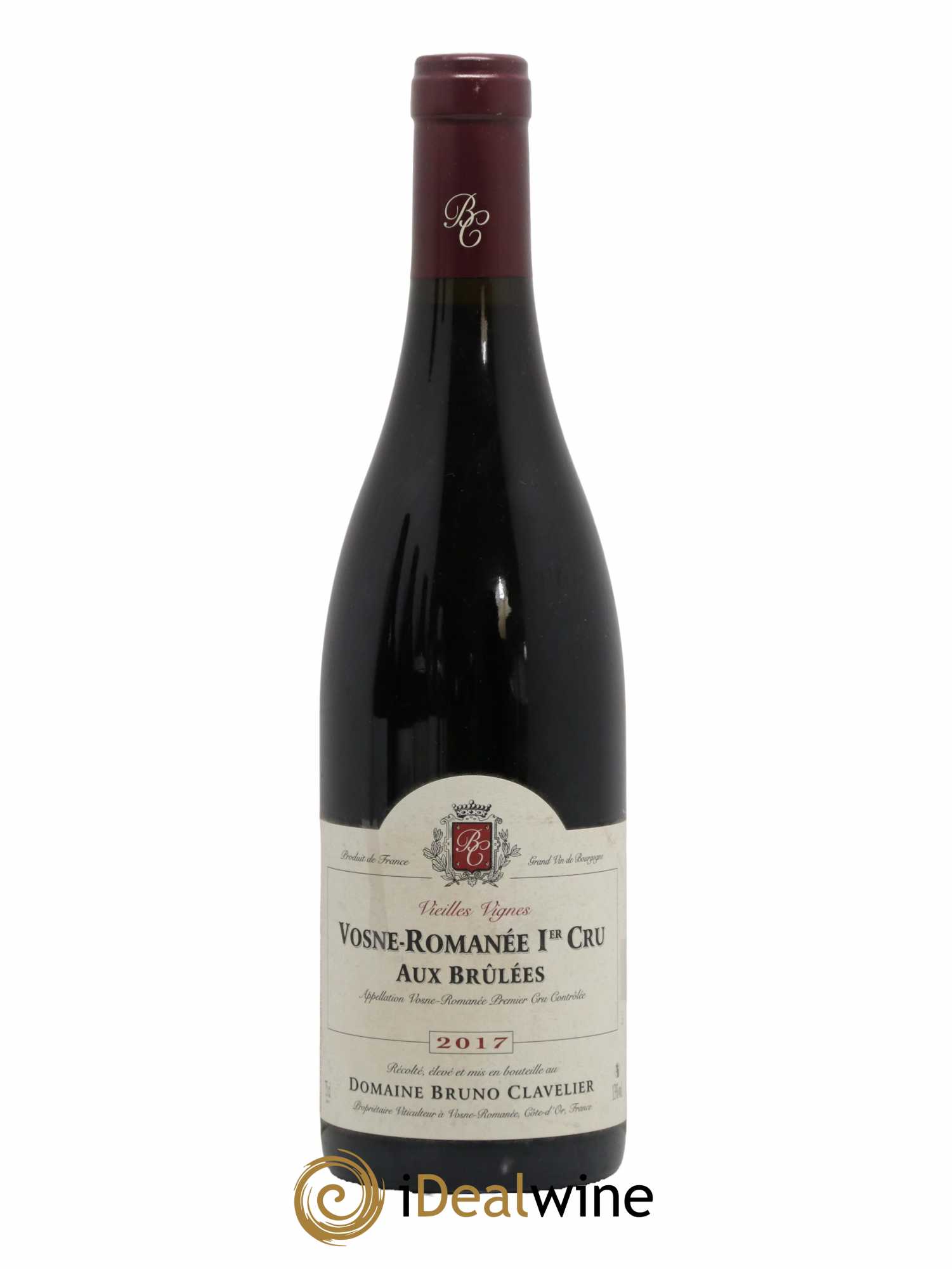 Vosne-Romanée 1er Cru Aux Brulées Vieilles Vignes Bruno Clavelier 2017 - Lot de 1 bouteille - 0