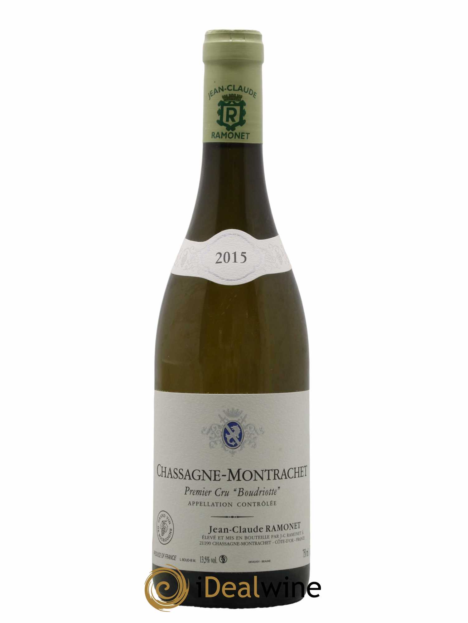 Chassagne-Montrachet 1er Cru Boudriotte Ramonet (Domaine) 2015 - Lot de 1 bouteille - 0