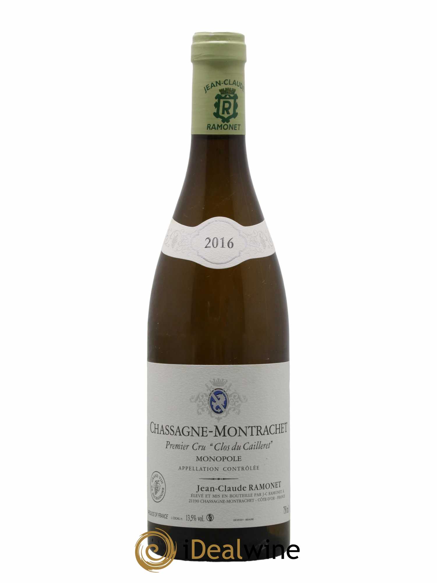Chassagne-Montrachet 1er Cru Clos du Cailleret Ramonet (Domaine) 2016 - Posten von 1 Flasche - 0