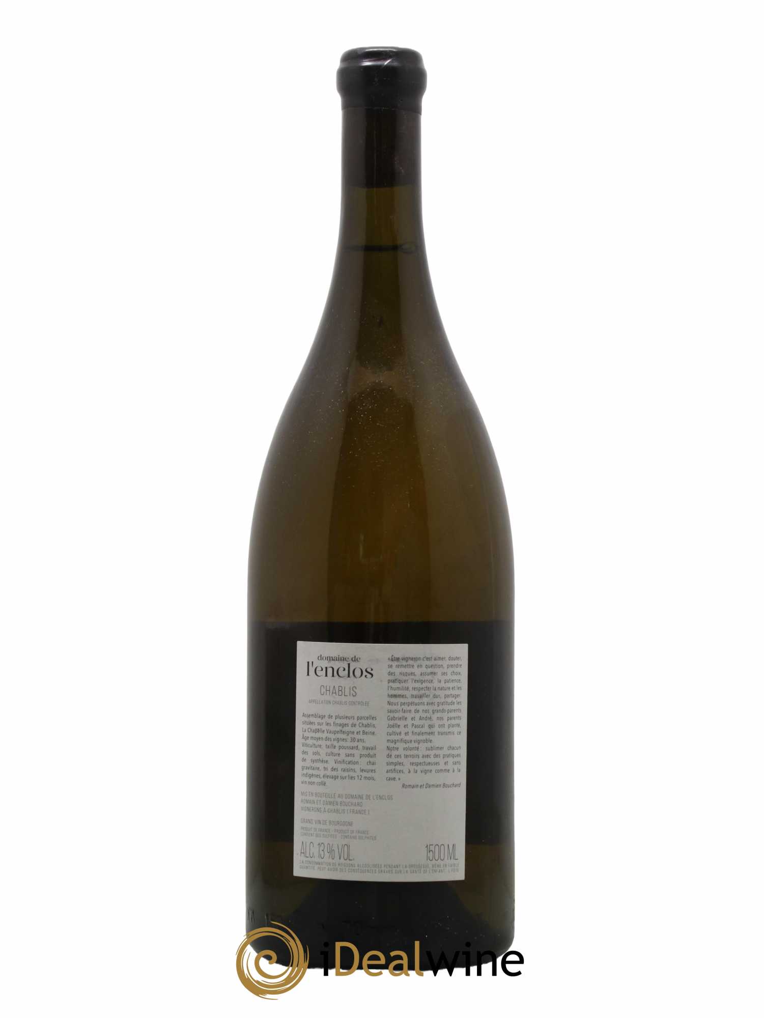 Chablis Domaine de l'Enclos 2017 - Lot de 1 magnum - 1