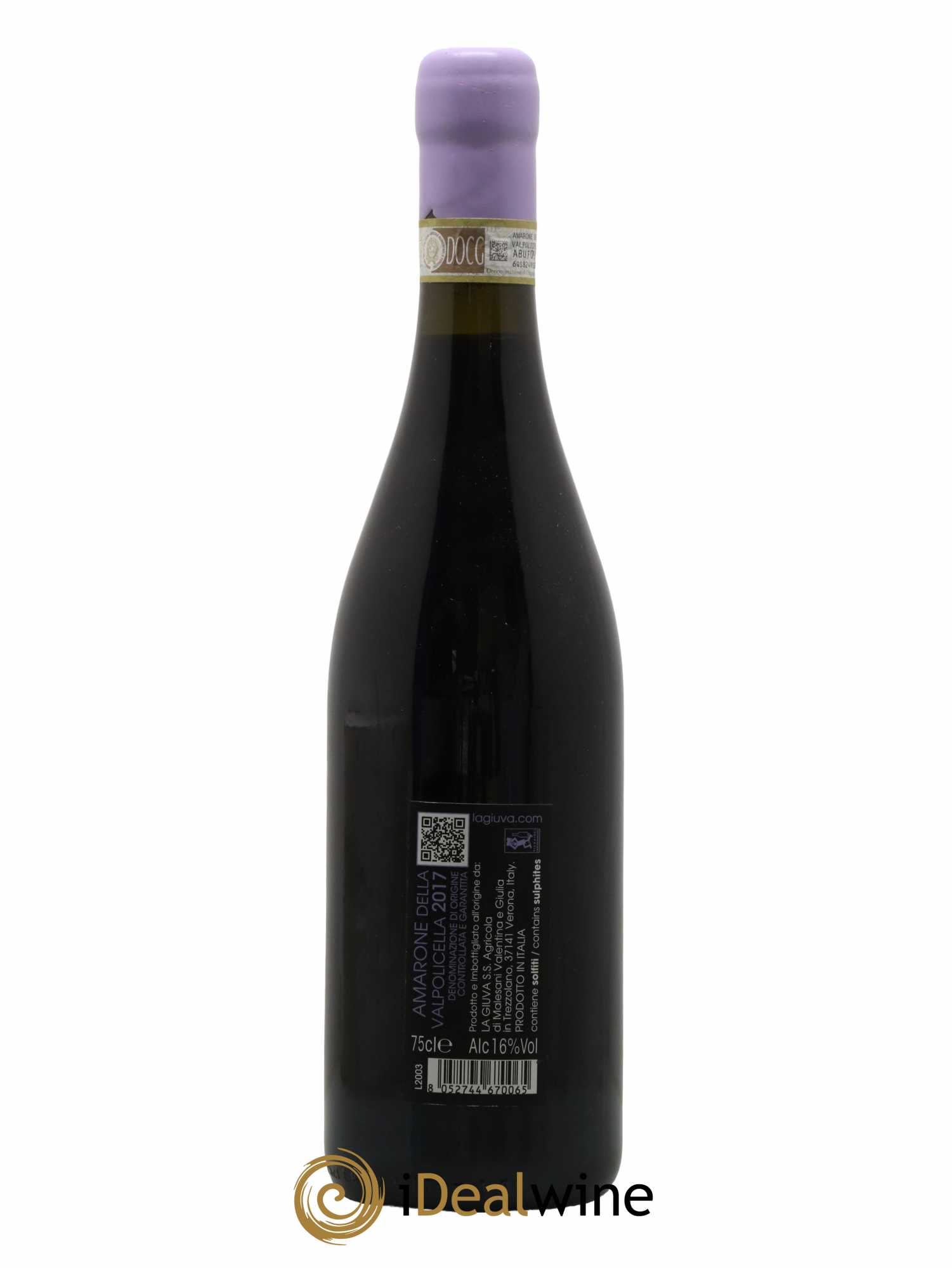 Amarone della Valpolicella DOC La Giuva 2017 - Lot de 1 bouteille - 1