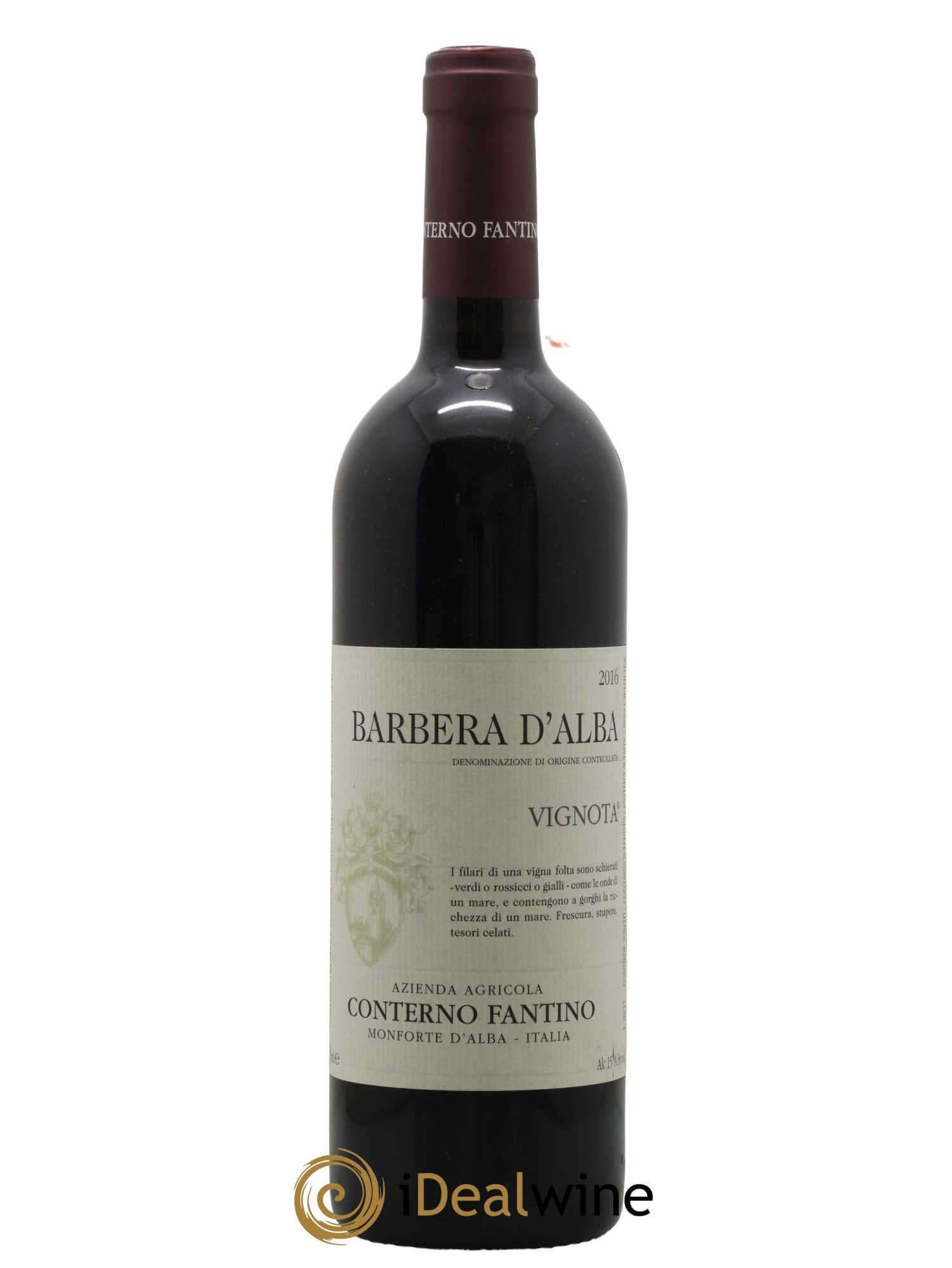 Barbera d'Alba DOC Vignota Conterno Fantino 2016 - Lot de 1 bouteille - 0