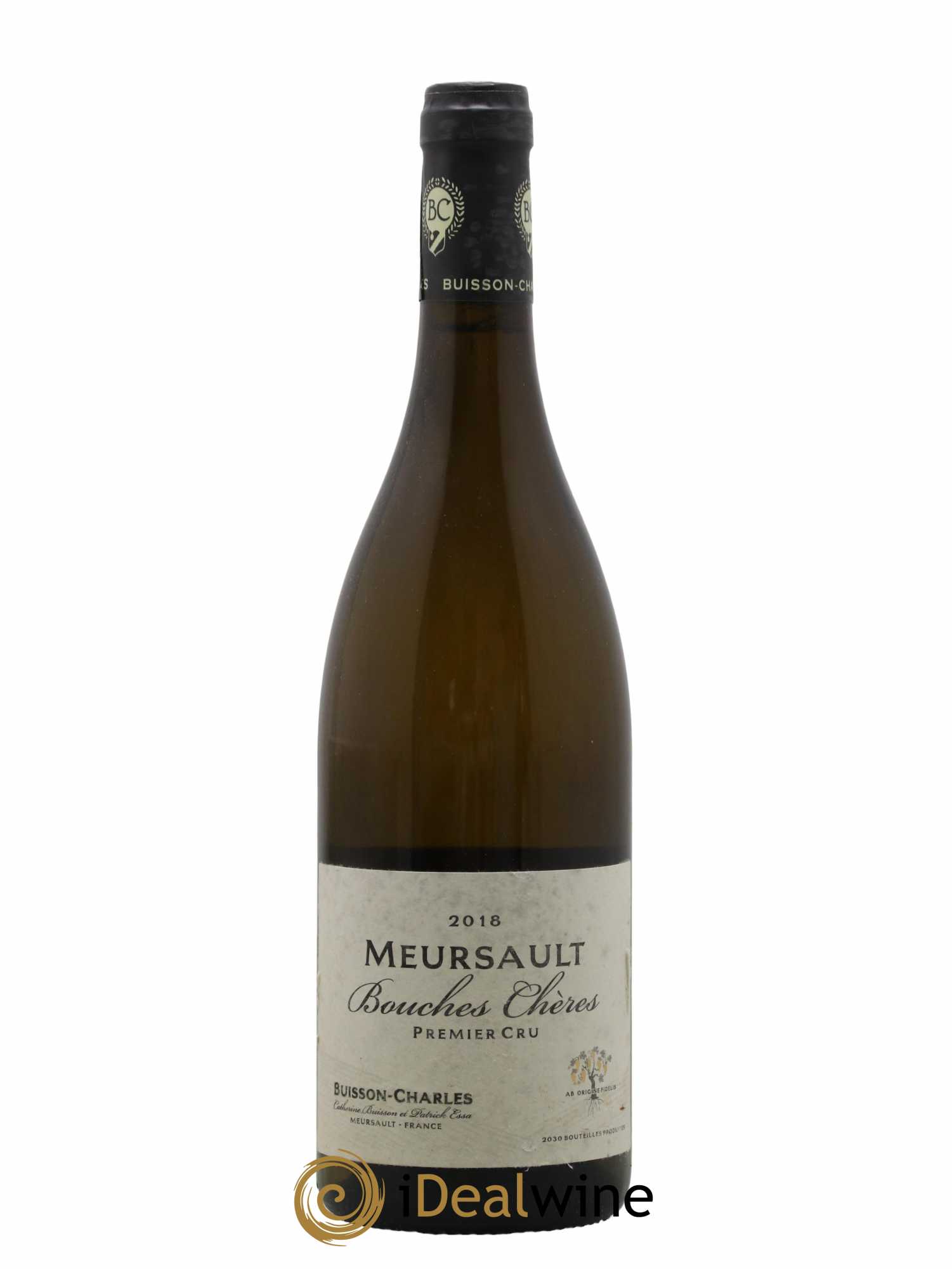 Meursault 1er Cru Bouches Chères Buisson-Charles (Domaine) 2018 - Posten von 1 Flasche - 0