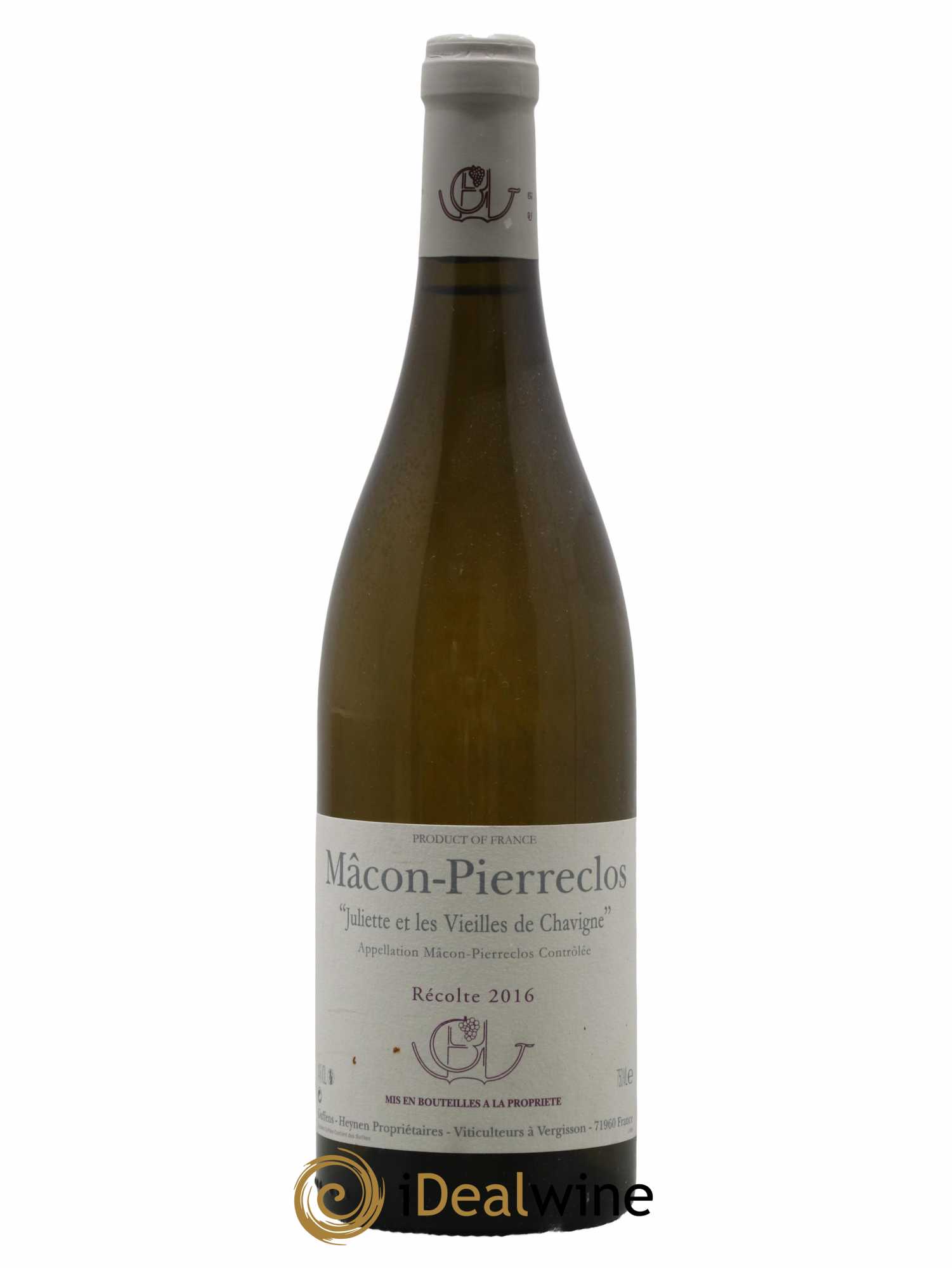 Mâcon-Pierreclos Juliette et Les Vieilles de Chavigne Guffens-Heynen 2016 - Lot de 1 bouteille - 0