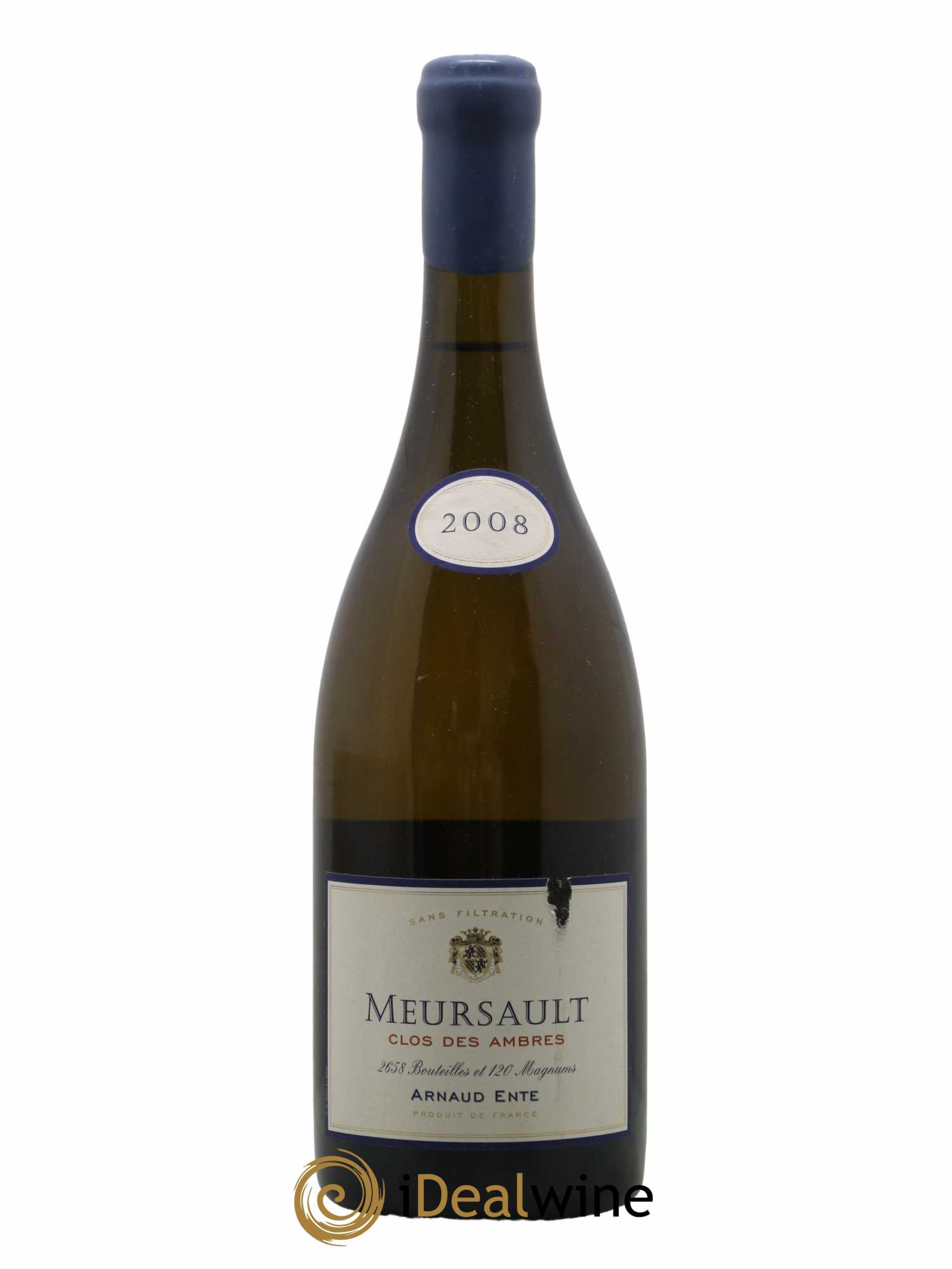 Meursault Clos des Ambres Arnaud Ente 2008 - Lot de 1 bouteille - 0