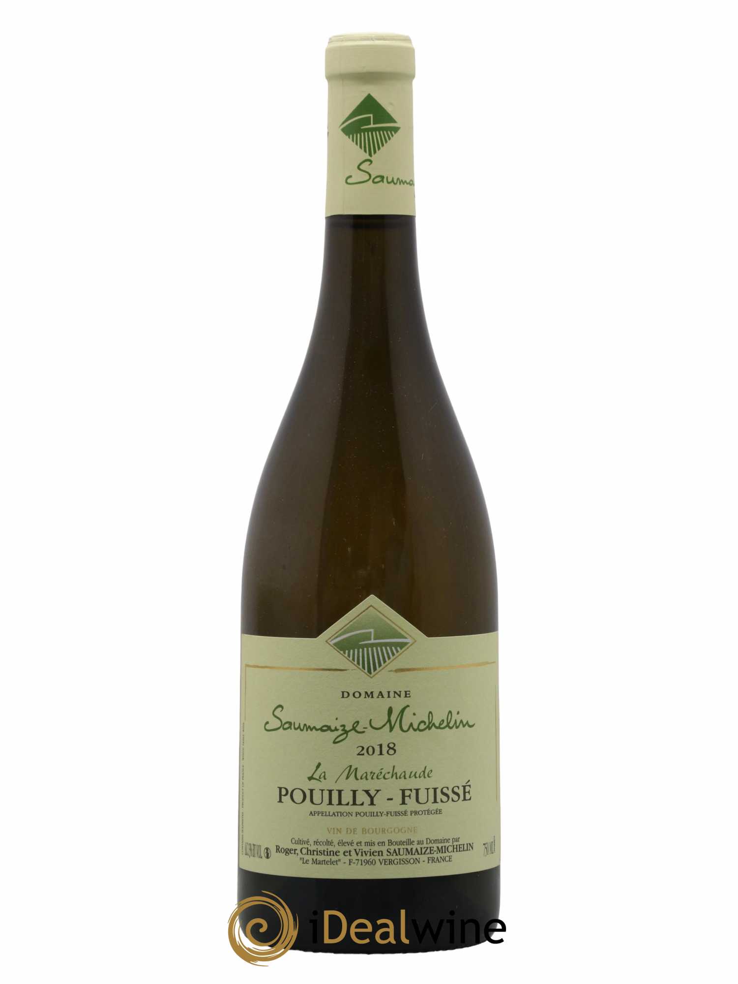 Pouilly-Fuissé La Maréchaude Domaine Saumaize-Michelin 2018 - Lot de 1 bouteille - 0