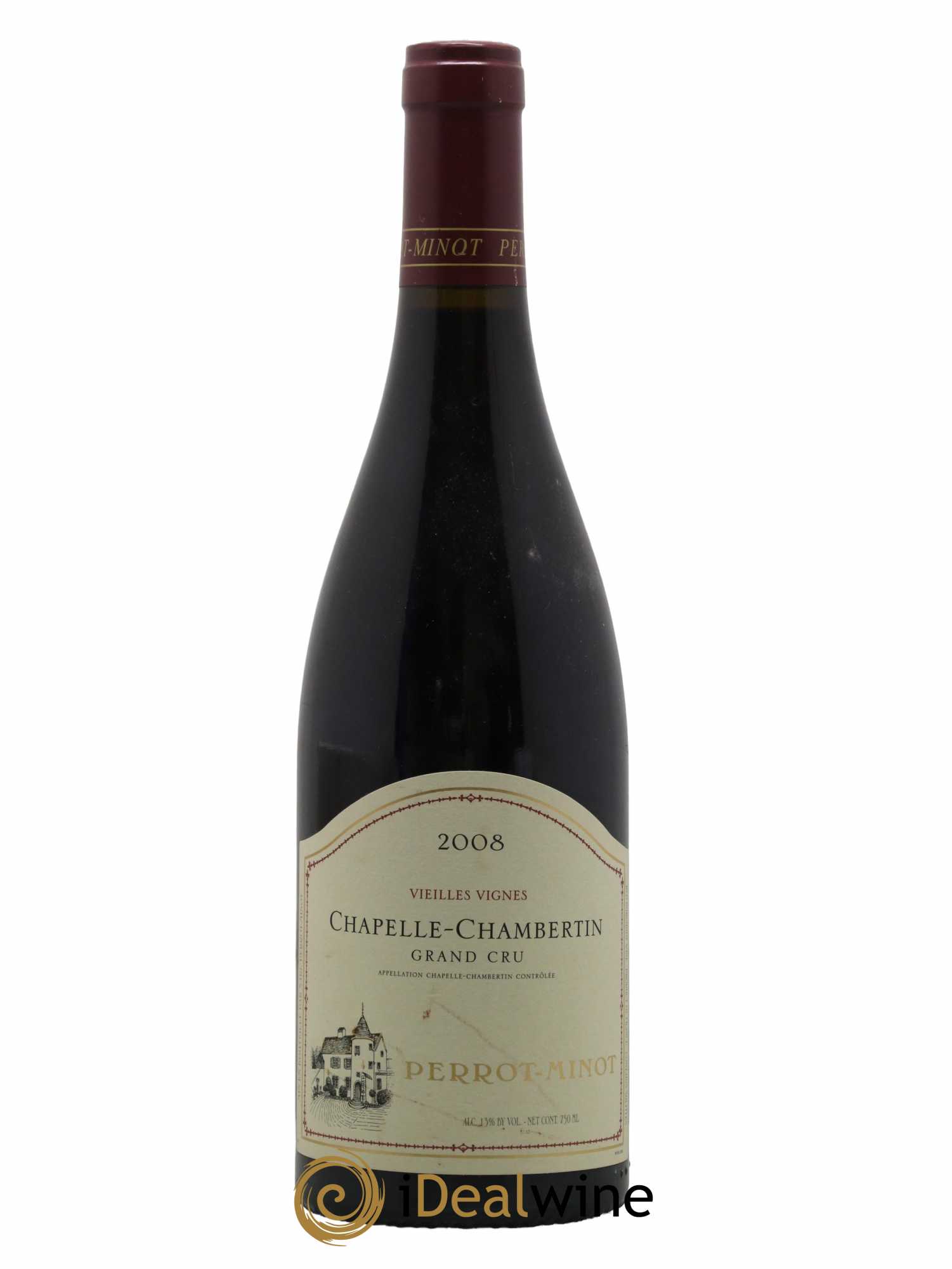 Chapelle-Chambertin Grand Cru Vieilles vignes Perrot-Minot 2008 - Lot de 1 bouteille - 0