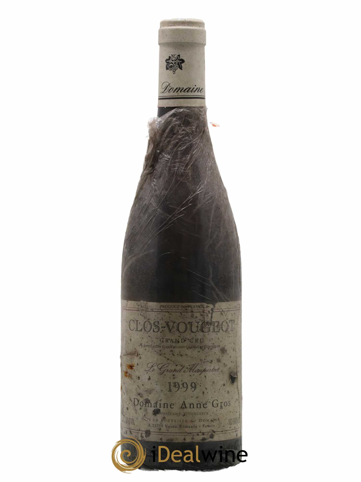 Clos de Vougeot Grand Cru Le Grand Maupertui Anne Gros 1999 - Lot de 1 bouteille - 0