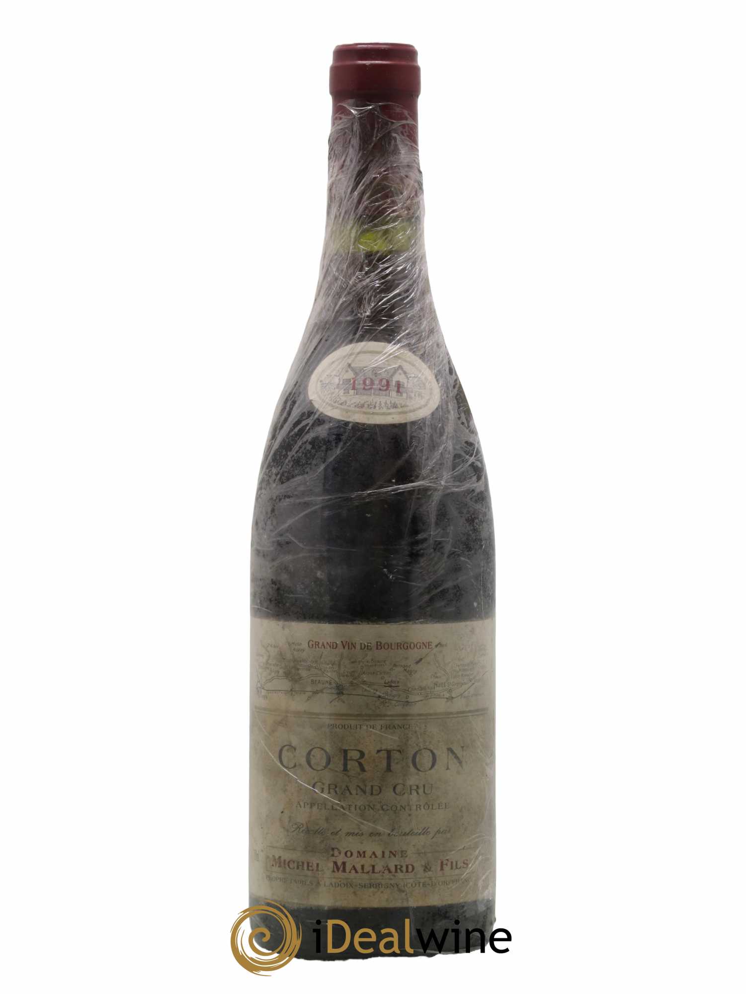 Corton Grand Cru Domaine Mallard 1991 - Lot de 1 bouteille - 0