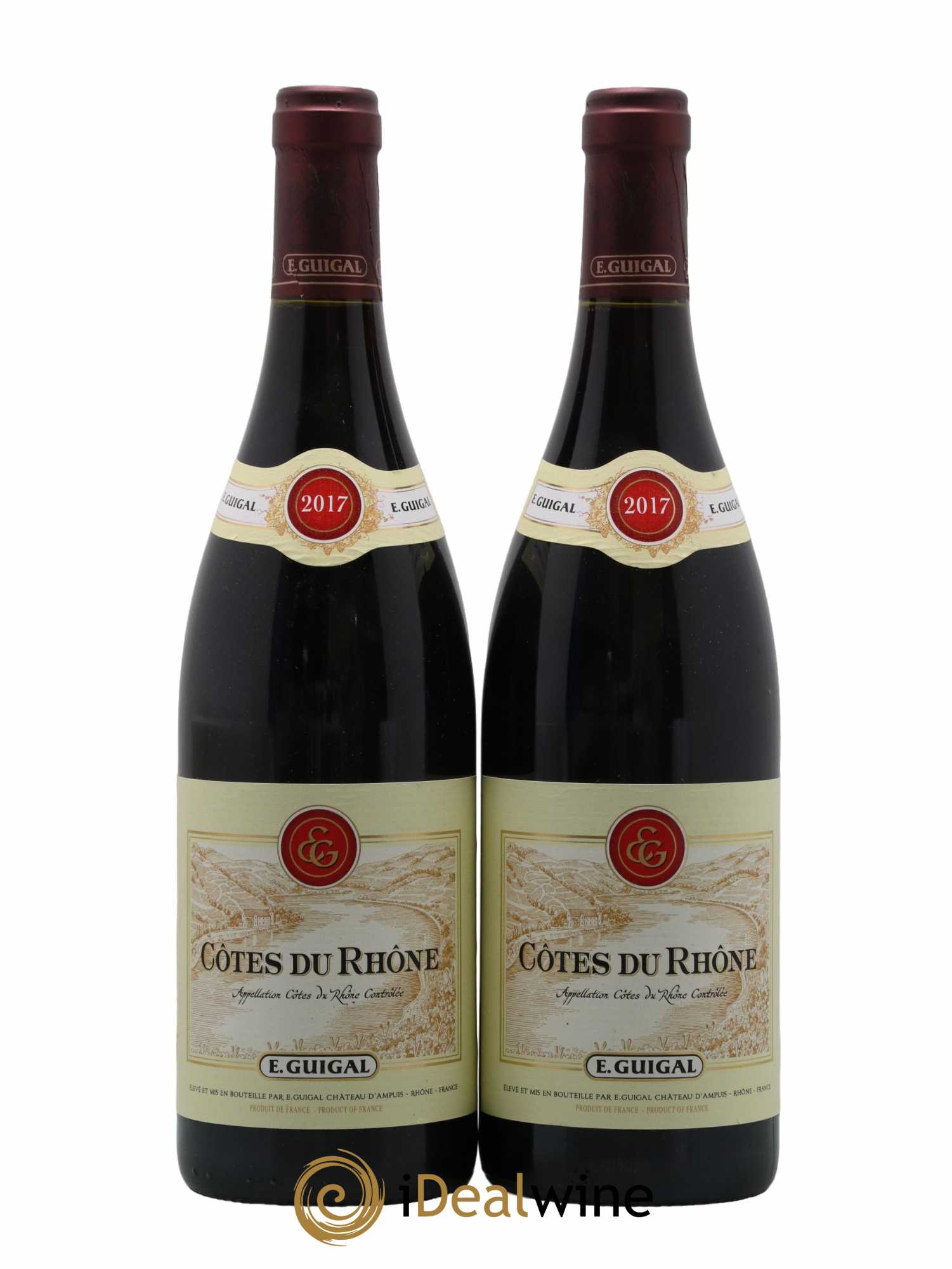 Côtes-du-Rhône Guigal 2017 - Lot de 2 bouteilles - 0