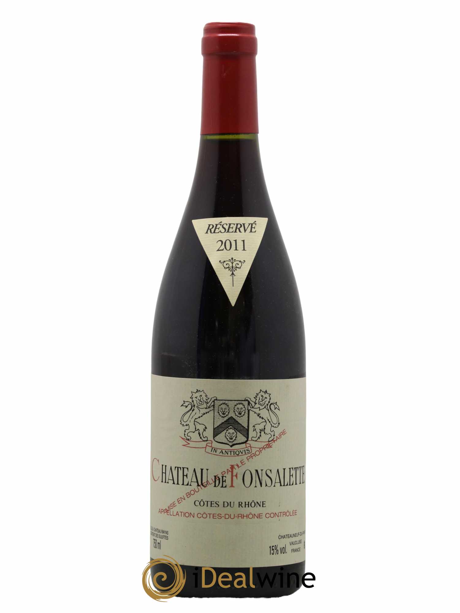 Côtes-du-Rhône Château de Fonsalette Emmanuel Reynaud 2011 - Lot de 1 bouteille - 0