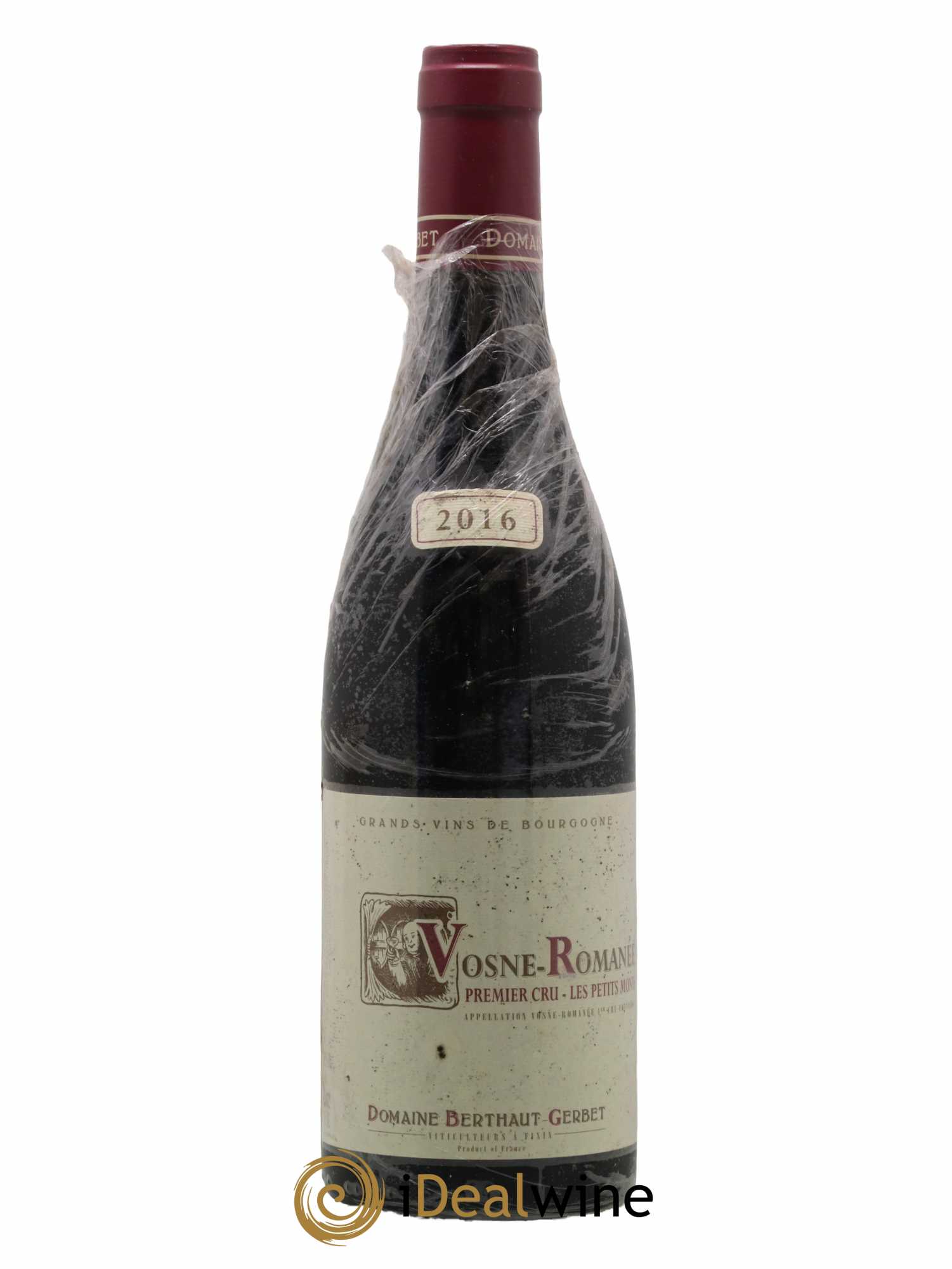 Vosne-Romanée 1er Cru Les Petits Monts Berthaut Gerbet (Domaine) 2016 - Lot de 1 bouteille - 0