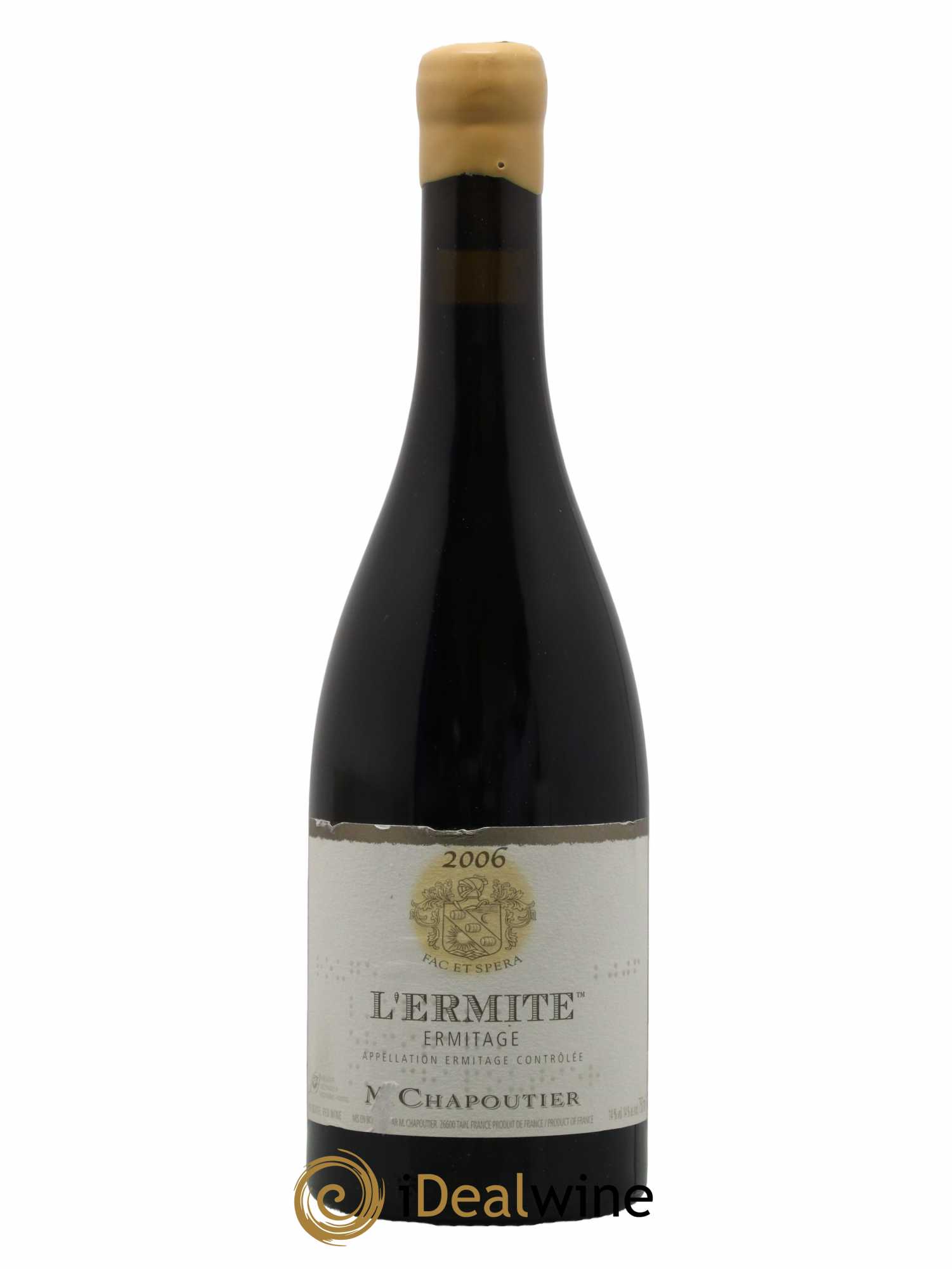 Hermitage Ermitage l'Ermite Chapoutier 2006 - Lot de 1 bouteille - 0