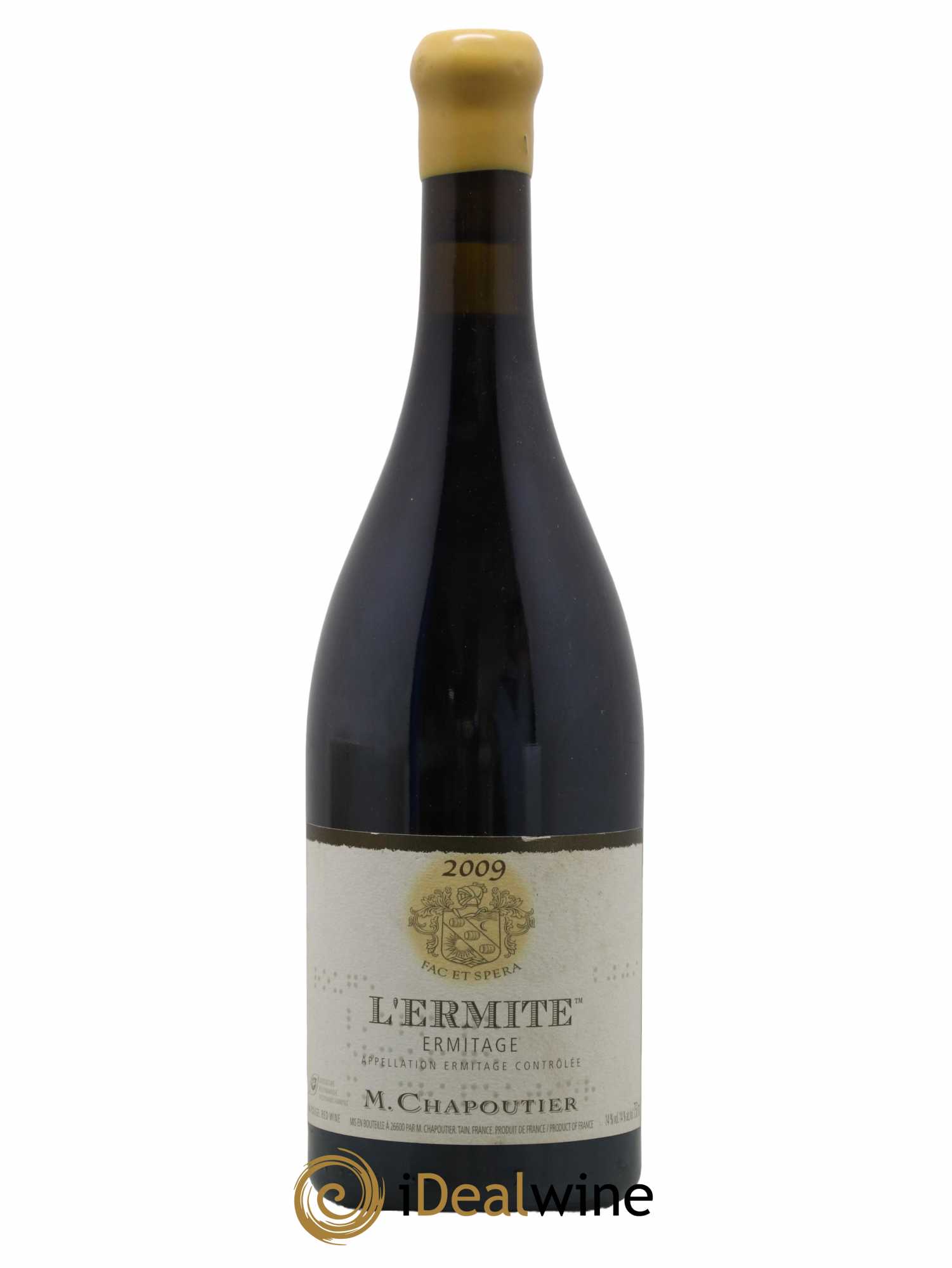 Hermitage Ermitage l'Ermite Chapoutier 2009 - Lot de 1 bouteille - 0
