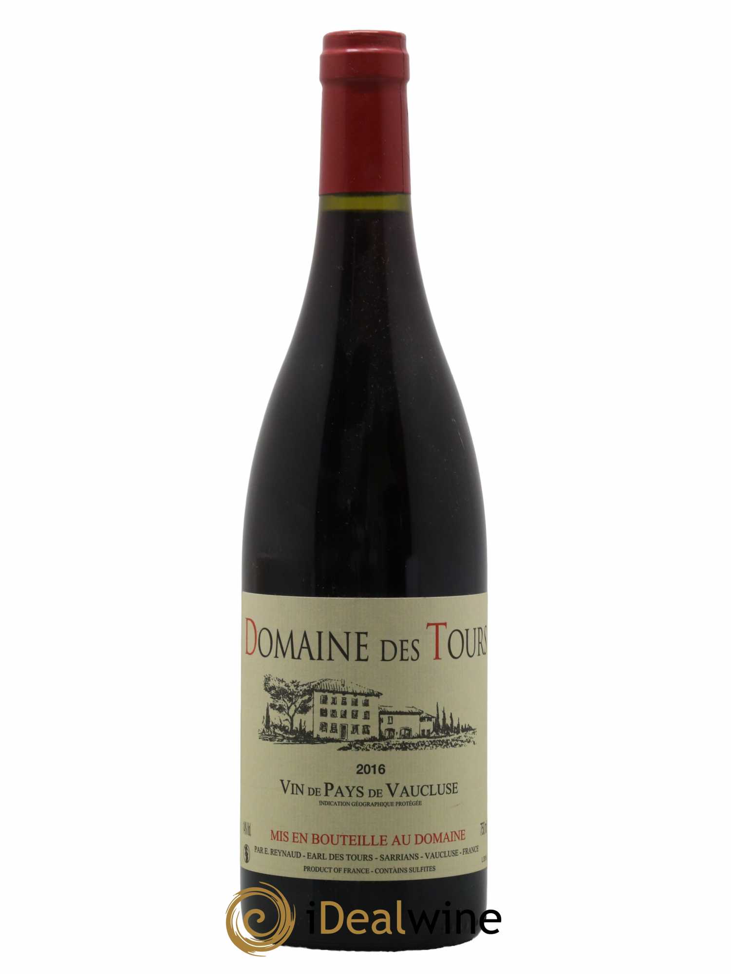 Vaucluse (Vin de Pays de Vaucluse) Domaine des Tours Emmanuel Reynaud 2016 - Lot de 1 bouteille - 0