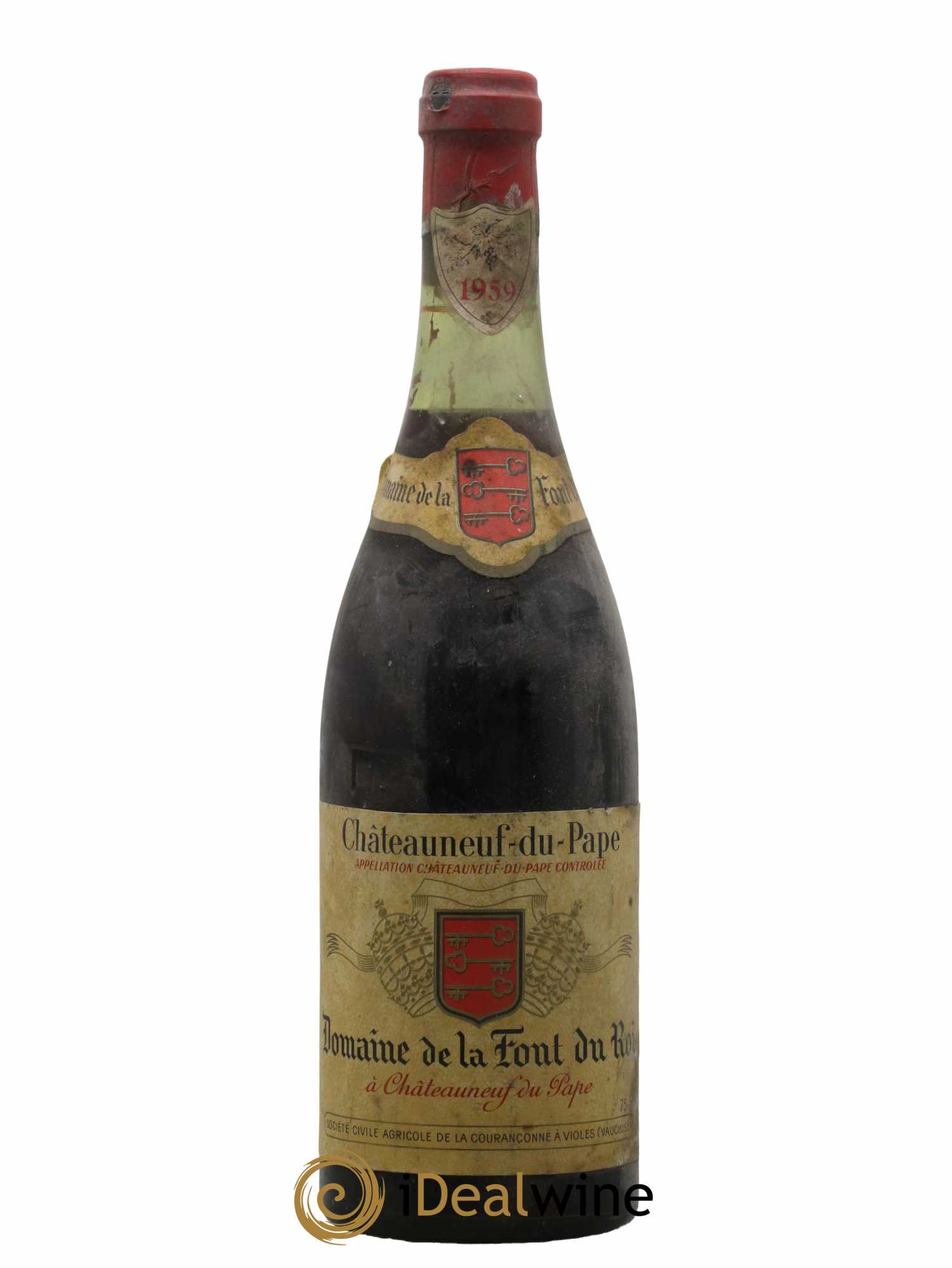 Châteauneuf-du-Pape Domaine due la Font du Roy 1959 - Lot de 1 bouteille - 0