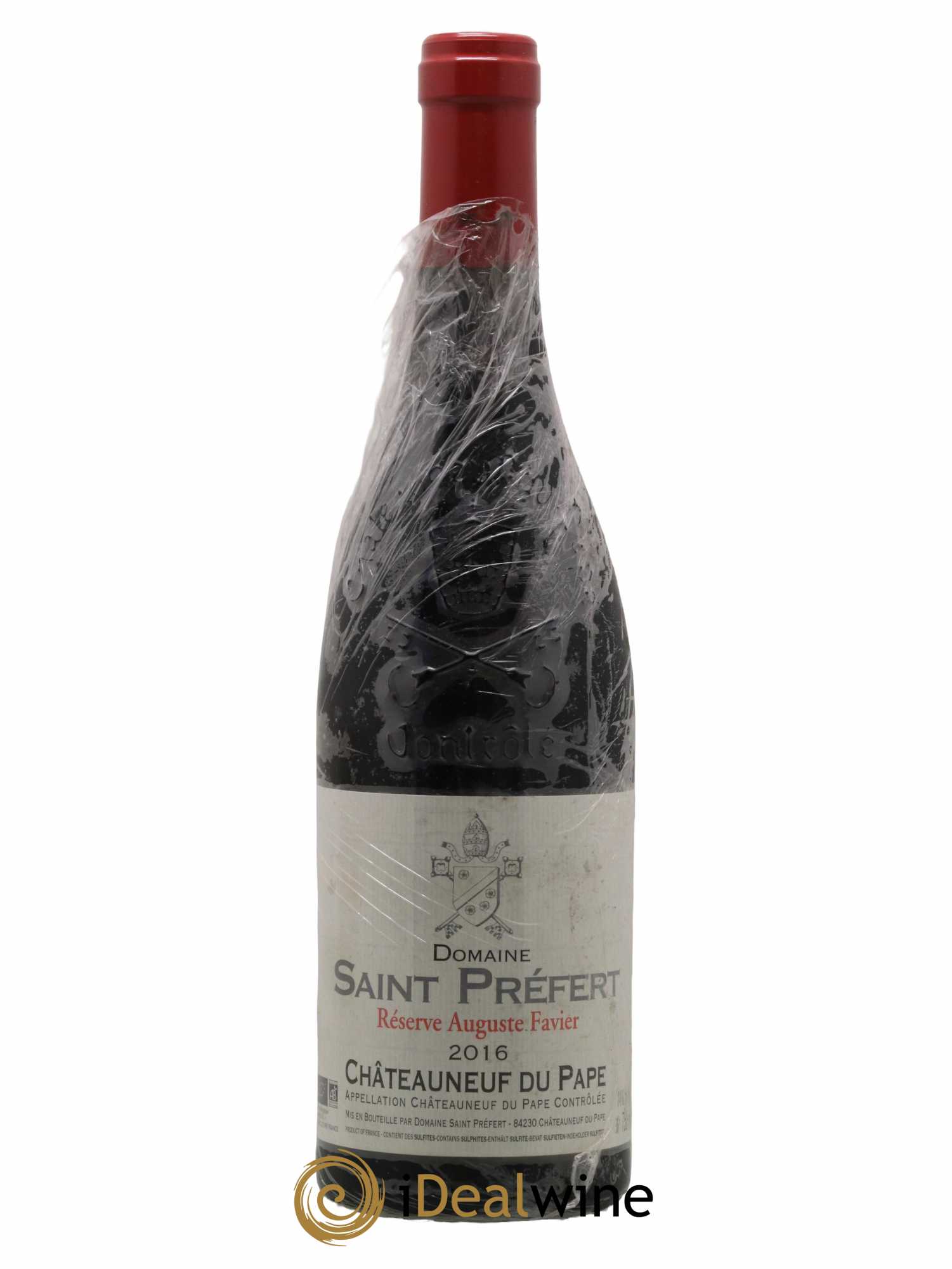 Châteauneuf-du-Pape Réserve Auguste Favier Domaine Saint-Préfert 2016 - Lot de 1 bouteille - 0