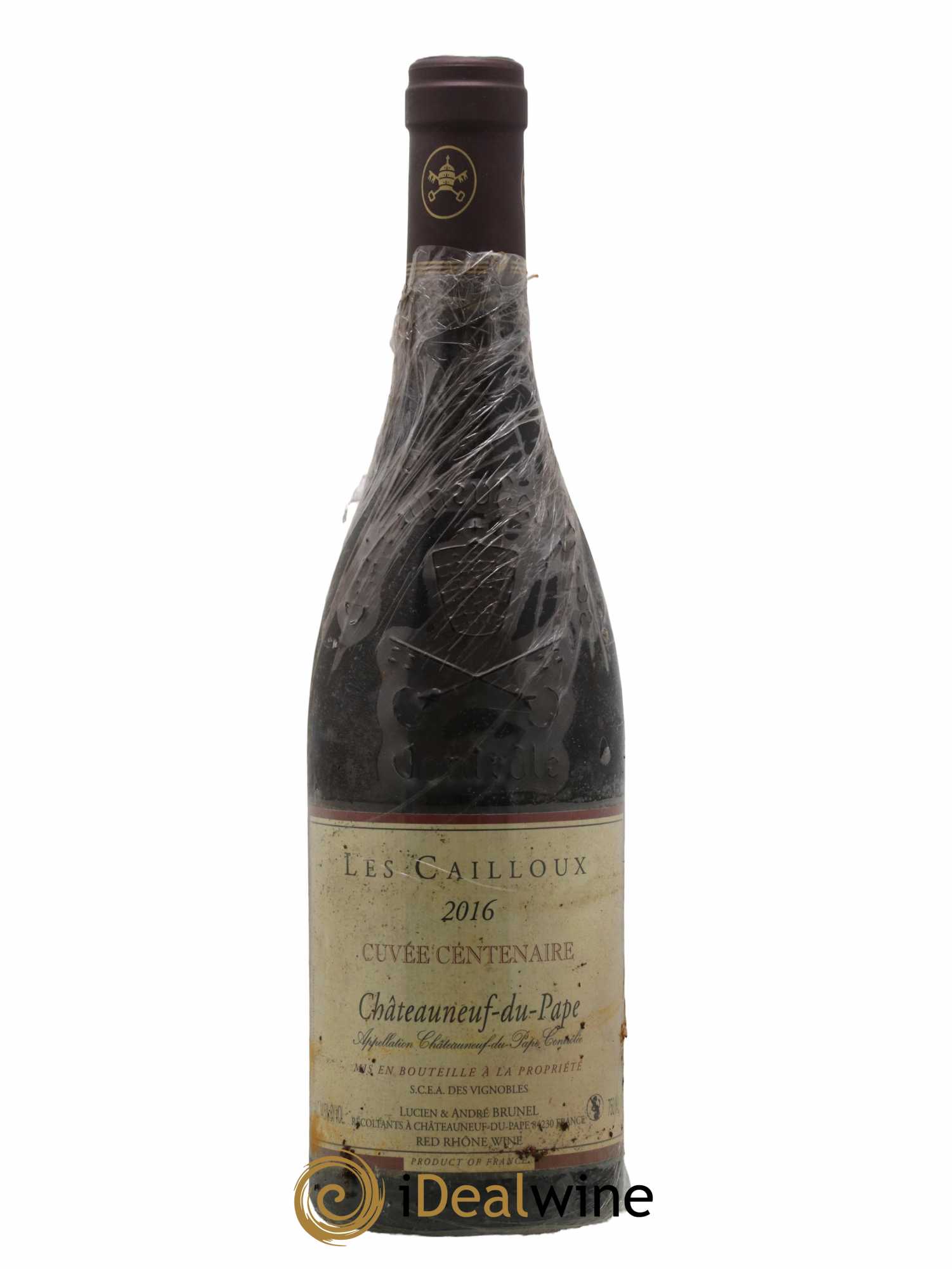 Châteauneuf-du-Pape Les Cailloux Cuvée Centenaire André Brunel 2016 - Lot de 1 bouteille - 0