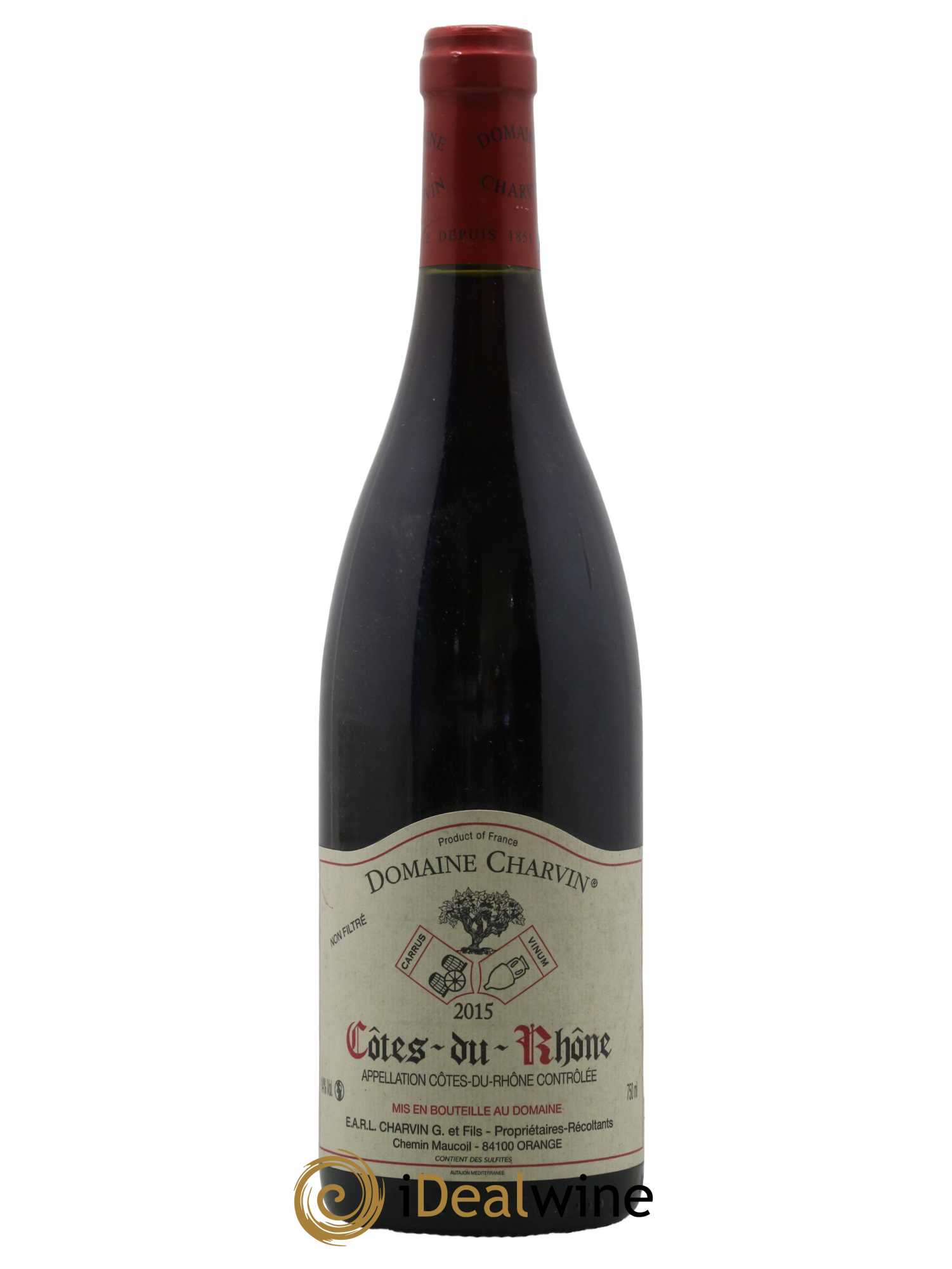 Côtes-du-Rhône Charvin (Domaine) 2015 - Lot de 1 bouteille - 0