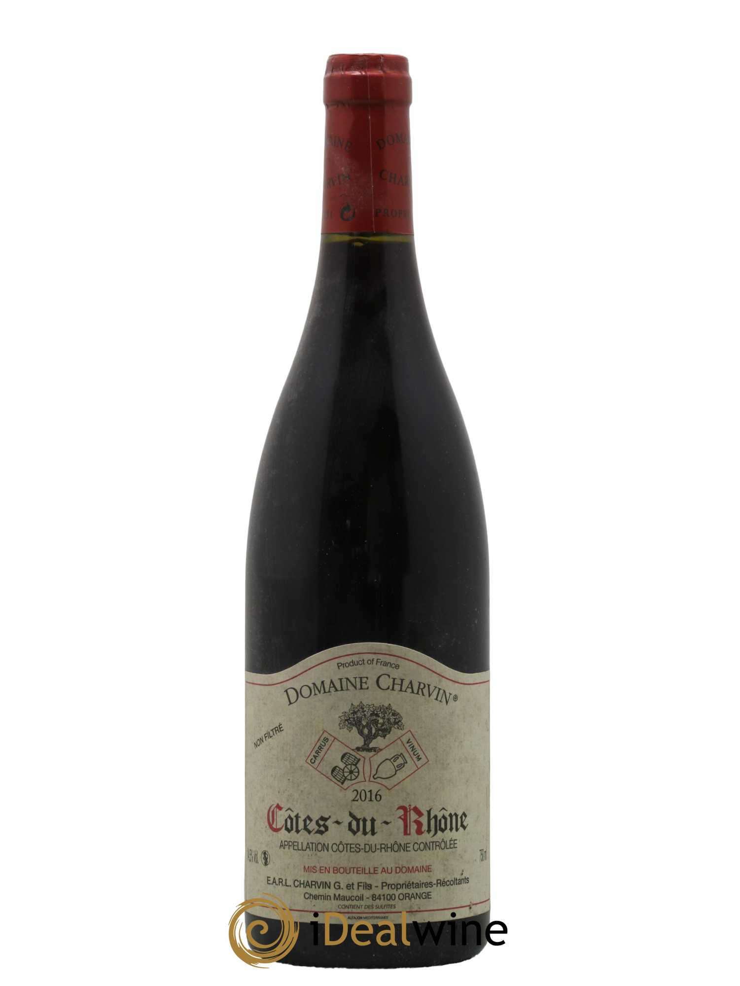 Côtes-du-Rhône Charvin (Domaine) 2016 - Lot de 1 bouteille - 0