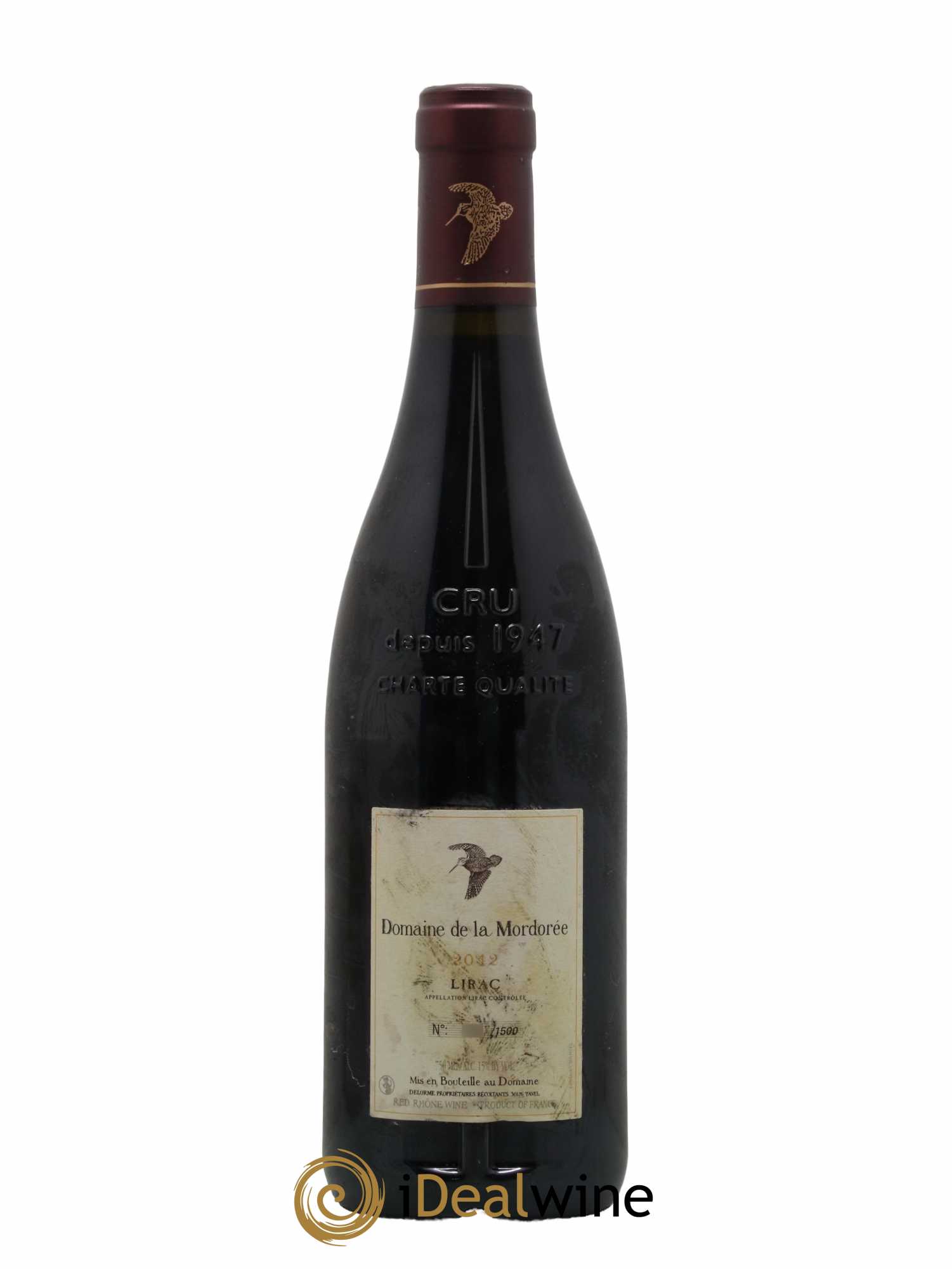 Lirac La Plume du Peintre La Mordorée (Domaine de) 2012 - Lot de 1 bouteille - 1