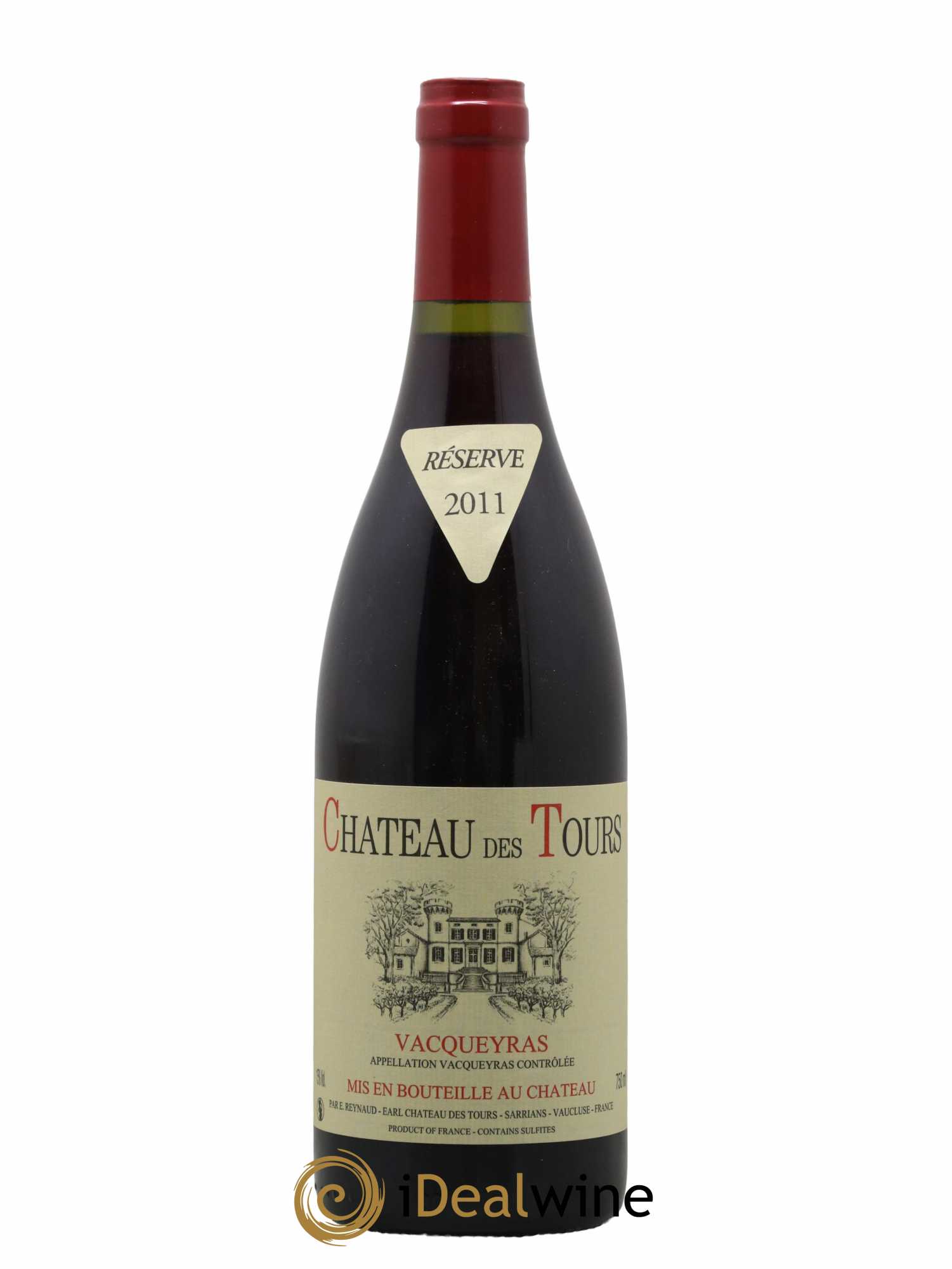 Vacqueyras Château des Tours Emmanuel Reynaud 2011 - Lot de 1 bouteille - 0