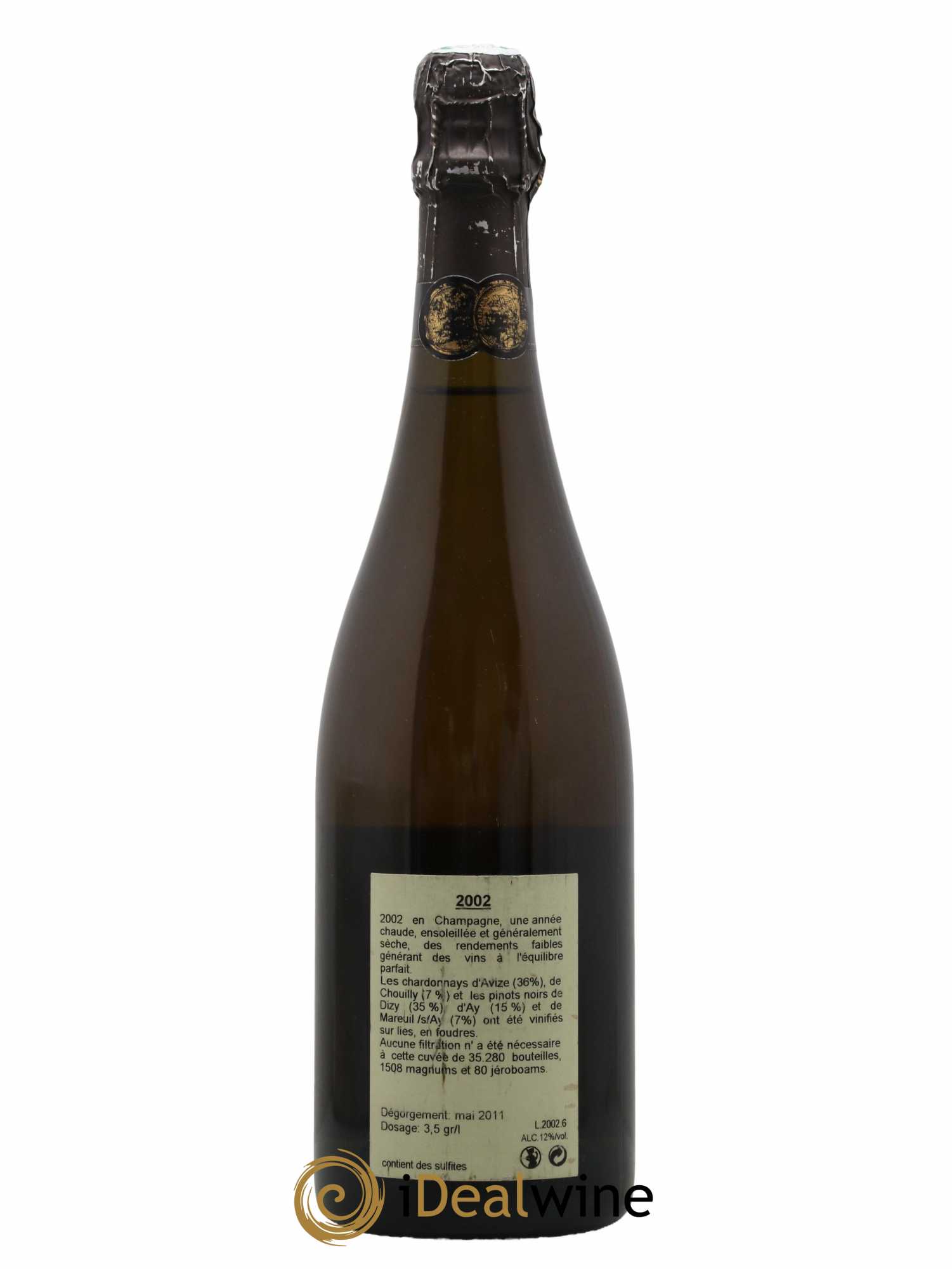 Millésimé Jacquesson 2002 - Lot de 1 bouteille - 1