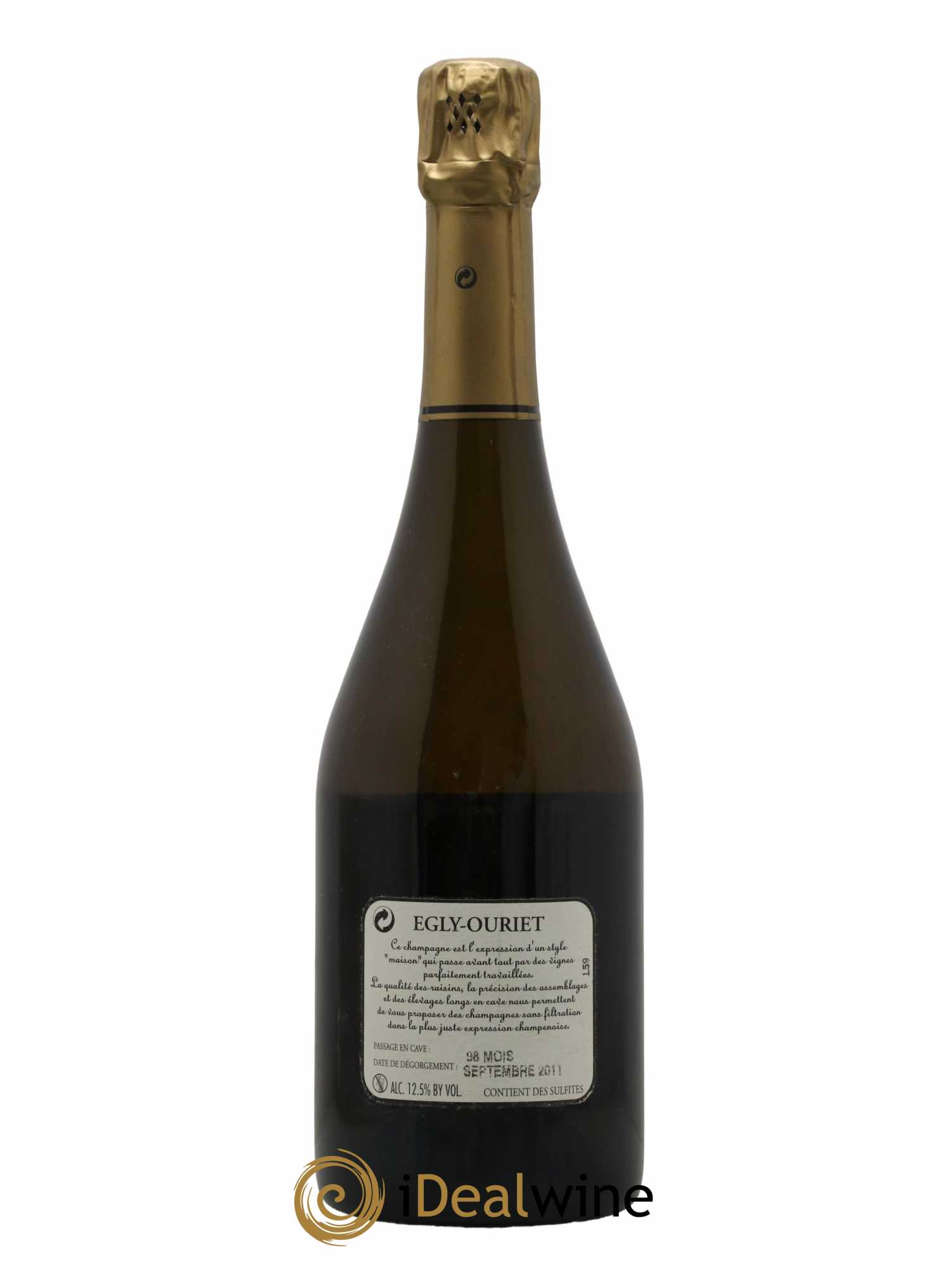 Ambonnay Vieilles Vignes Brut Millésimé Egly-Ouriet 2002 - Lot de 1 bouteille - 1