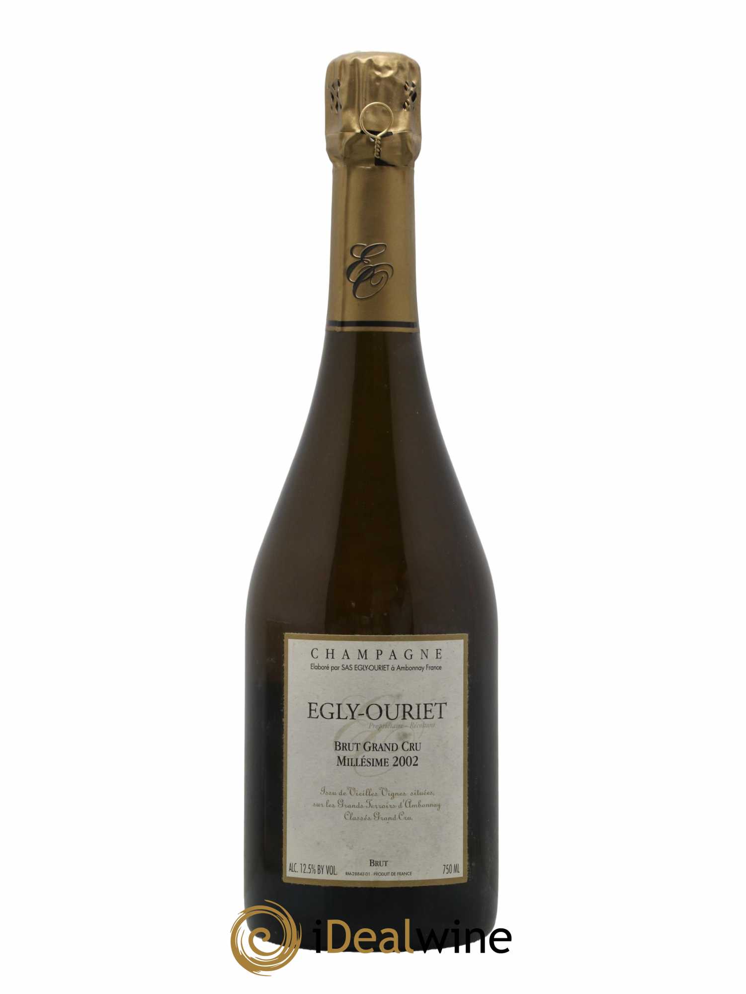 Ambonnay Vieilles Vignes Brut Millésimé Egly-Ouriet 2002 - Lot de 1 bouteille - 0