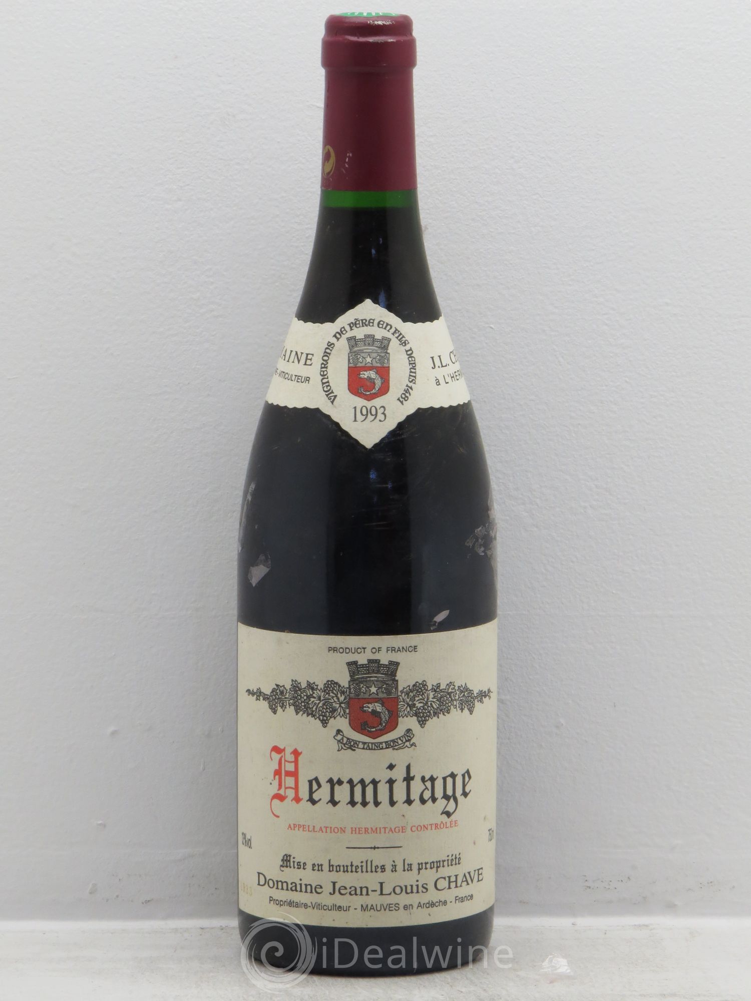 Hermitage Jean-Louis Chave 1993 - Lot de 1 bouteille - 0