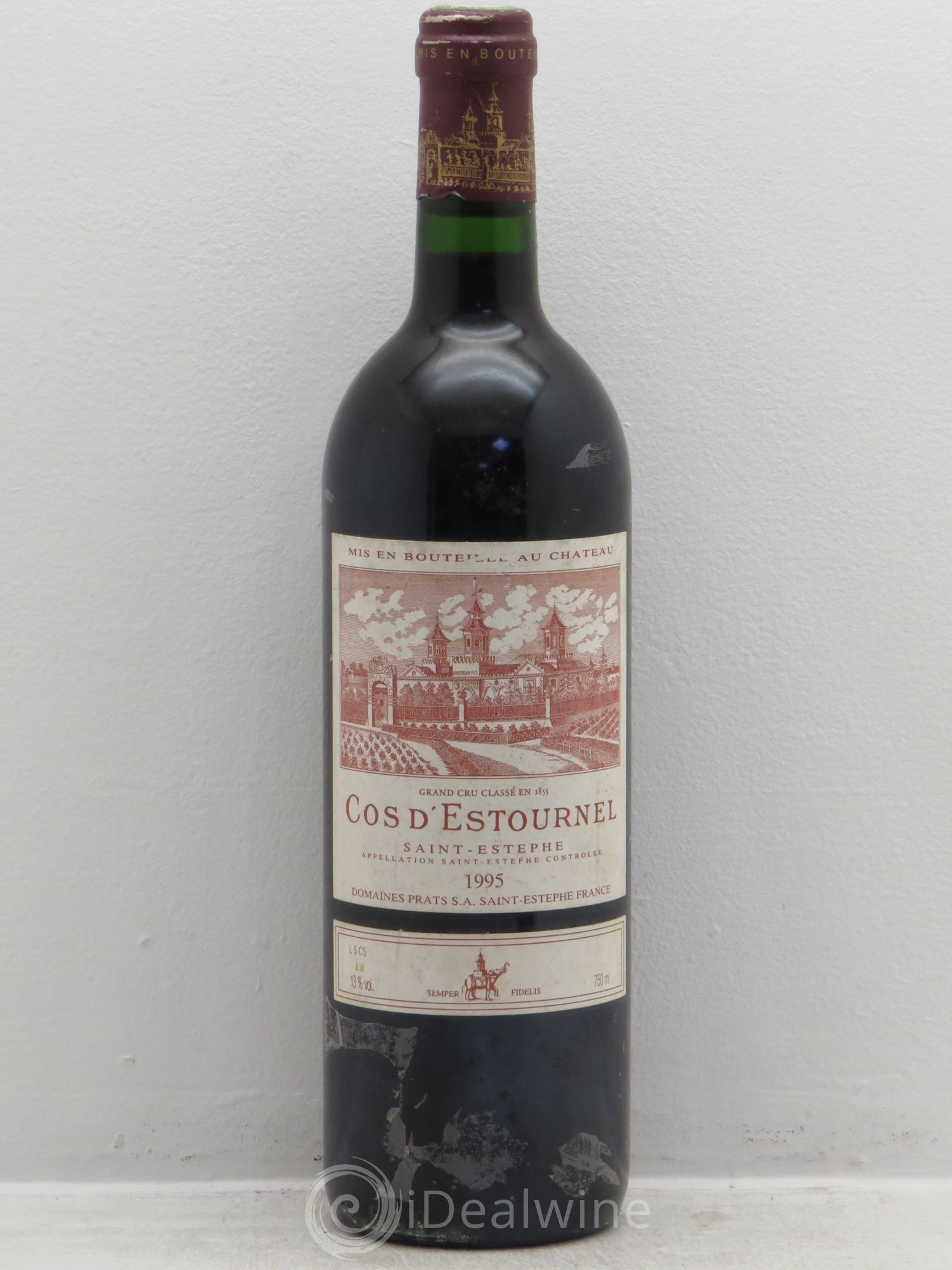 Cos d'Estournel 2ème Grand Cru Classé 1995 - Lot de 1 bouteille - 0