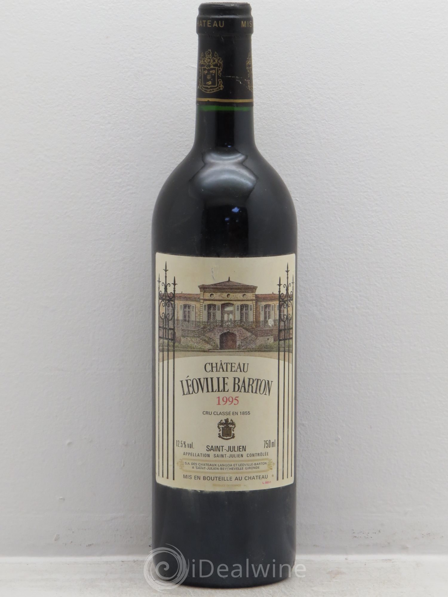 Château Léoville Barton 2ème Grand Cru Classé 1995 - Lot de 1 bouteille - 0