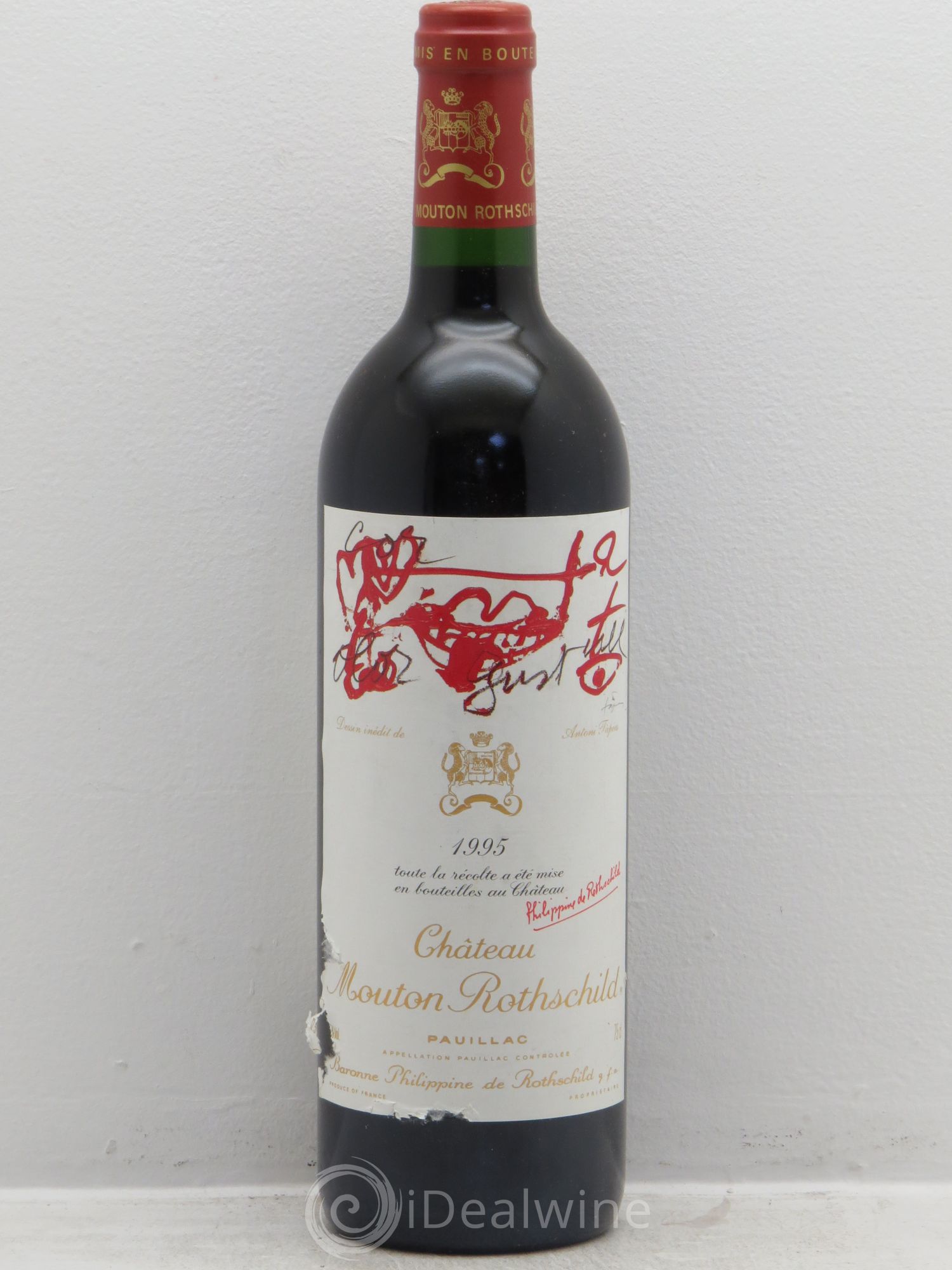 Château Mouton Rothschild 1er Grand Cru Classé 1995 - Lot de 1 bouteille - 0