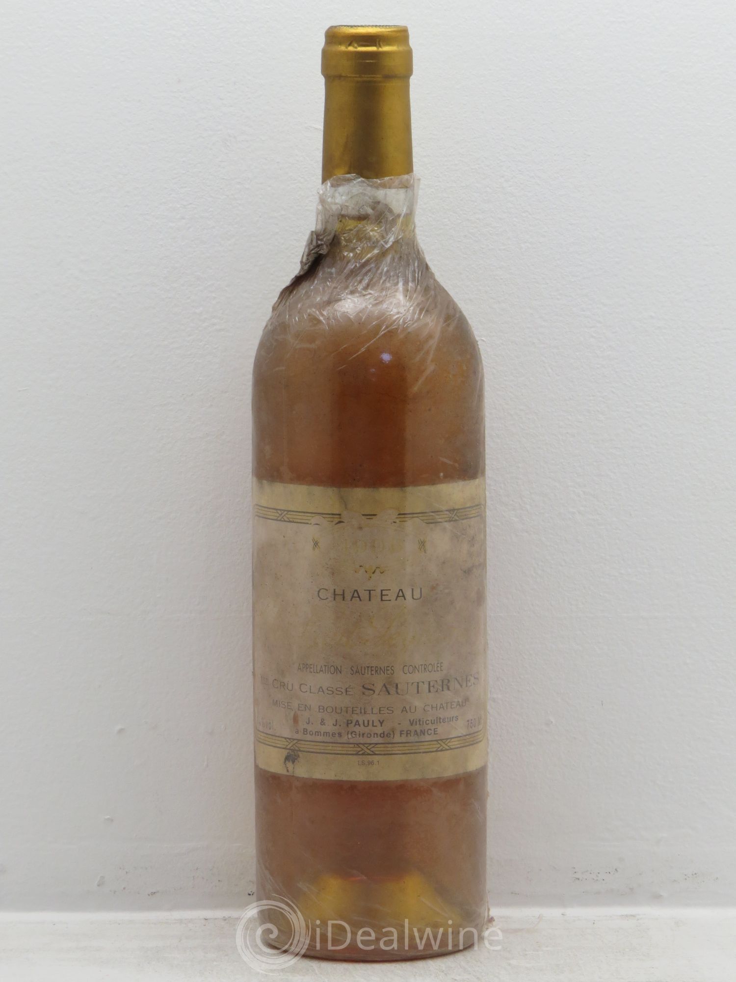 Clos Haut-Peyraguey 1er Grand Cru Classé 1996 - Lotto di 1 bottiglia - 0