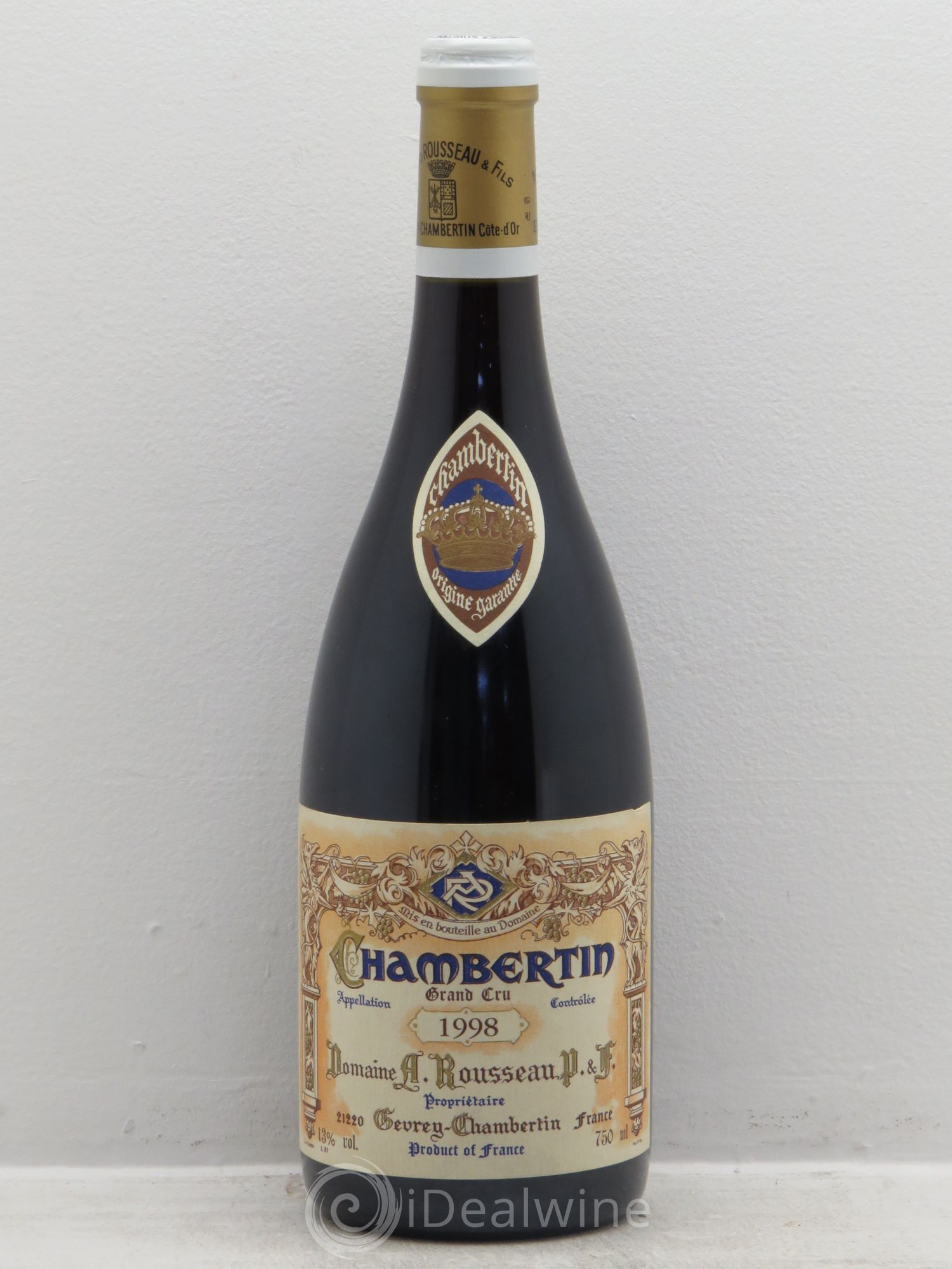Chambertin Grand Cru Armand Rousseau (Domaine) 1998 - Lot de 1 bouteille - 0