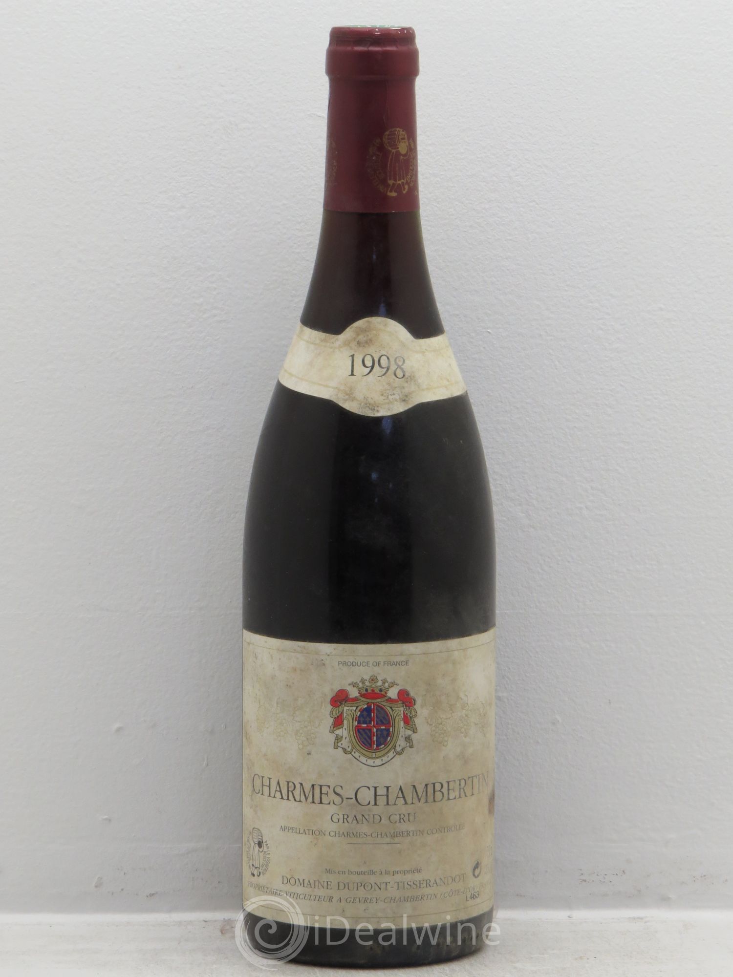 Charmes-Chambertin Grand Cru Dupont-Tisserandot (Domaine) 1998 - Posten von 1 Flasche - 0
