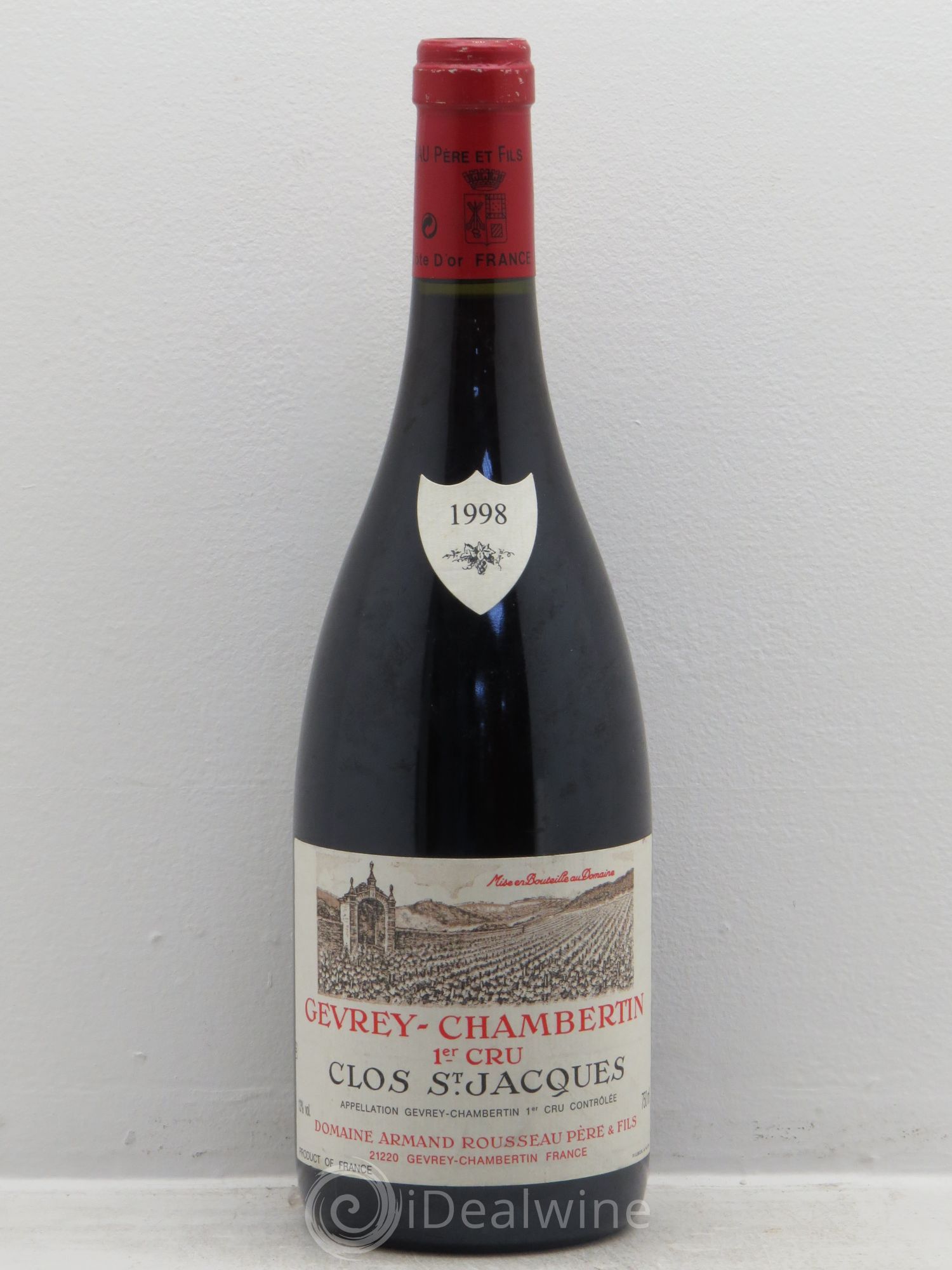 Gevrey-Chambertin 1er Cru Clos Saint-Jacques Armand Rousseau (Domaine) 1998 - Lot de 1 bouteille - 0