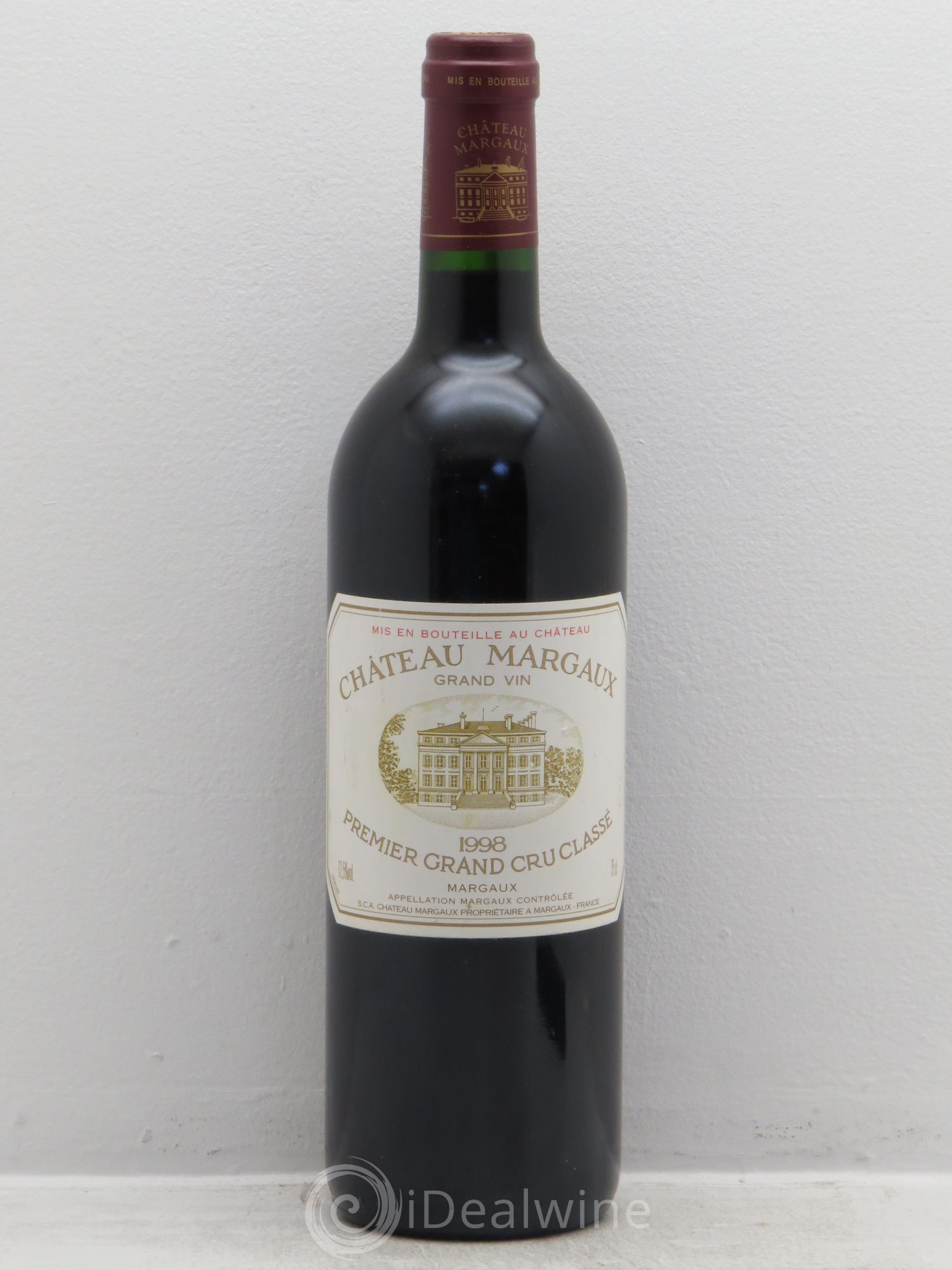 Château Margaux 1er Grand Cru Classé 1998 - Lot de 1 bouteille - 0