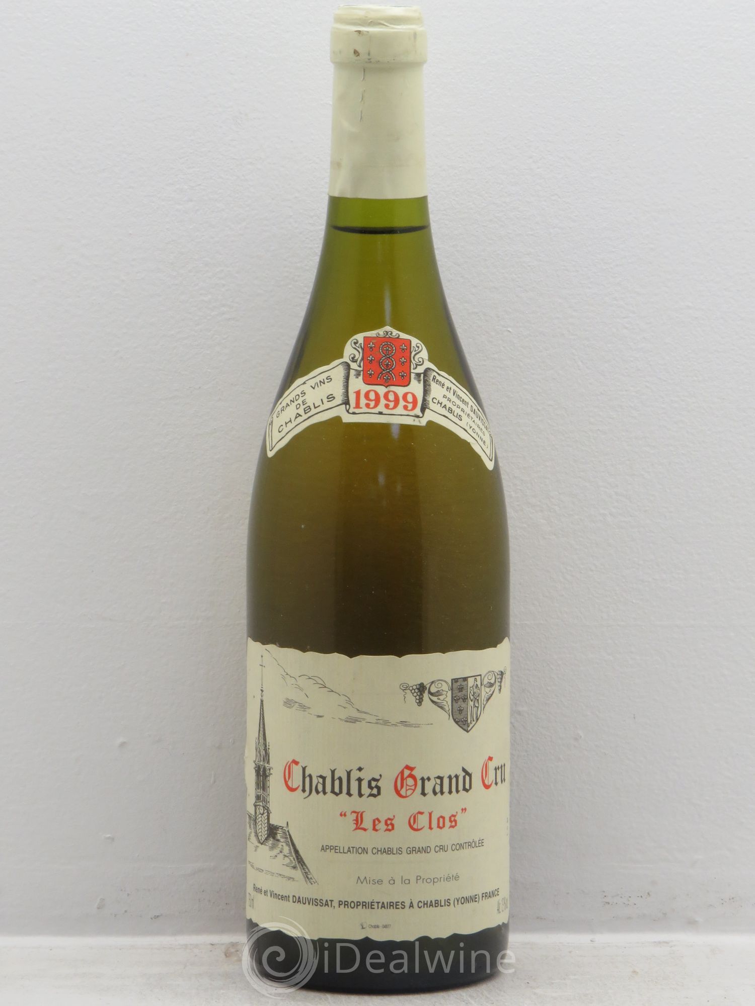 Chablis Grand Cru Les Clos Vincent Dauvissat (Domaine) 1999 - Lot de 1 bouteille - 0