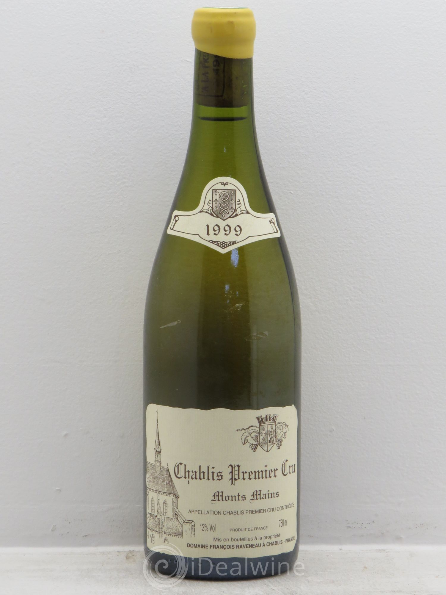 Chablis 1er Cru Monts Mains Raveneau (Domaine) 1999 - Lot de 1 bouteille - 0