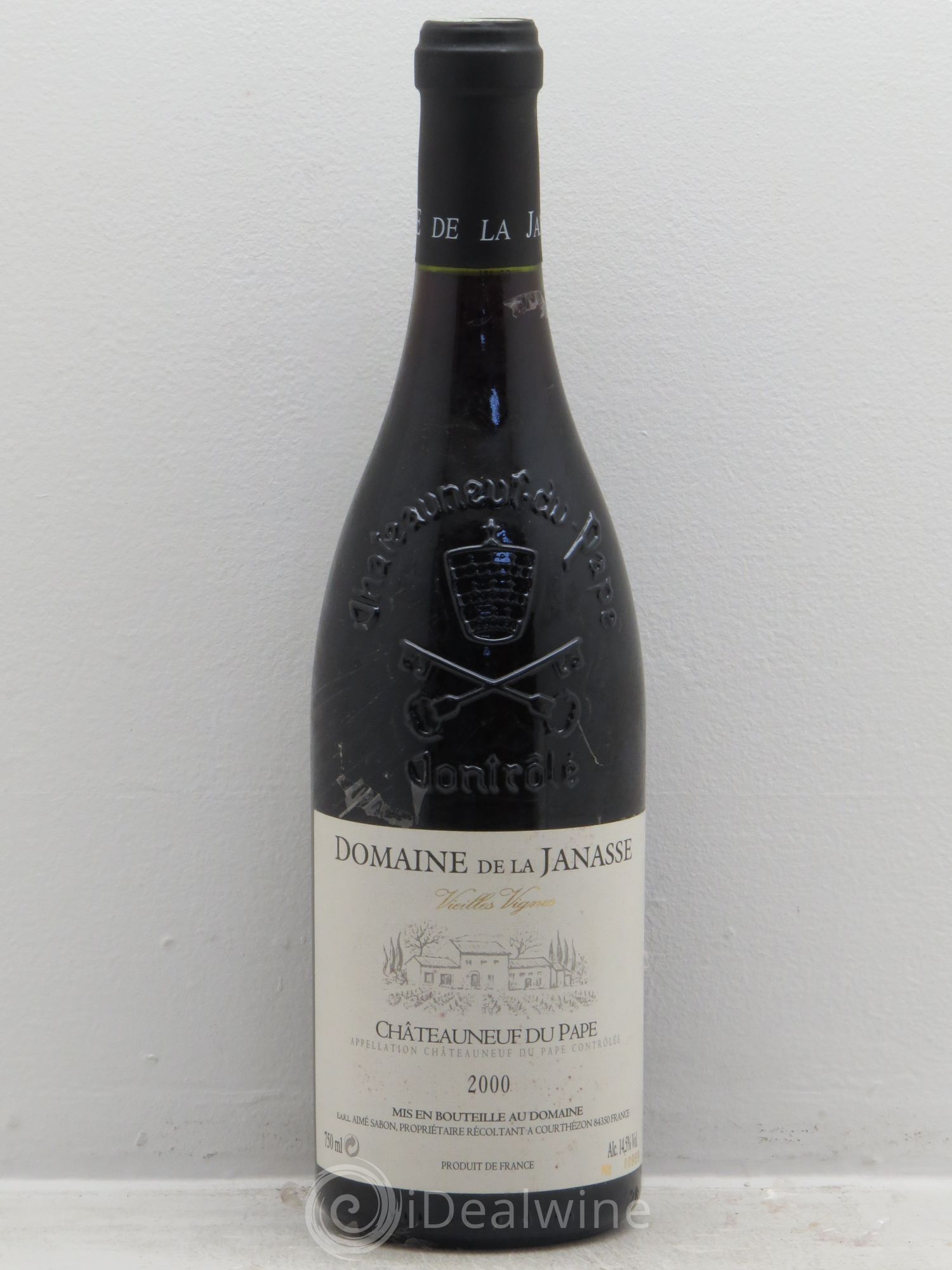 Châteauneuf-du-Pape Cuvée Vieilles Vignes La Janasse (Domaine de) 2000 - Lot de 1 bouteille - 0