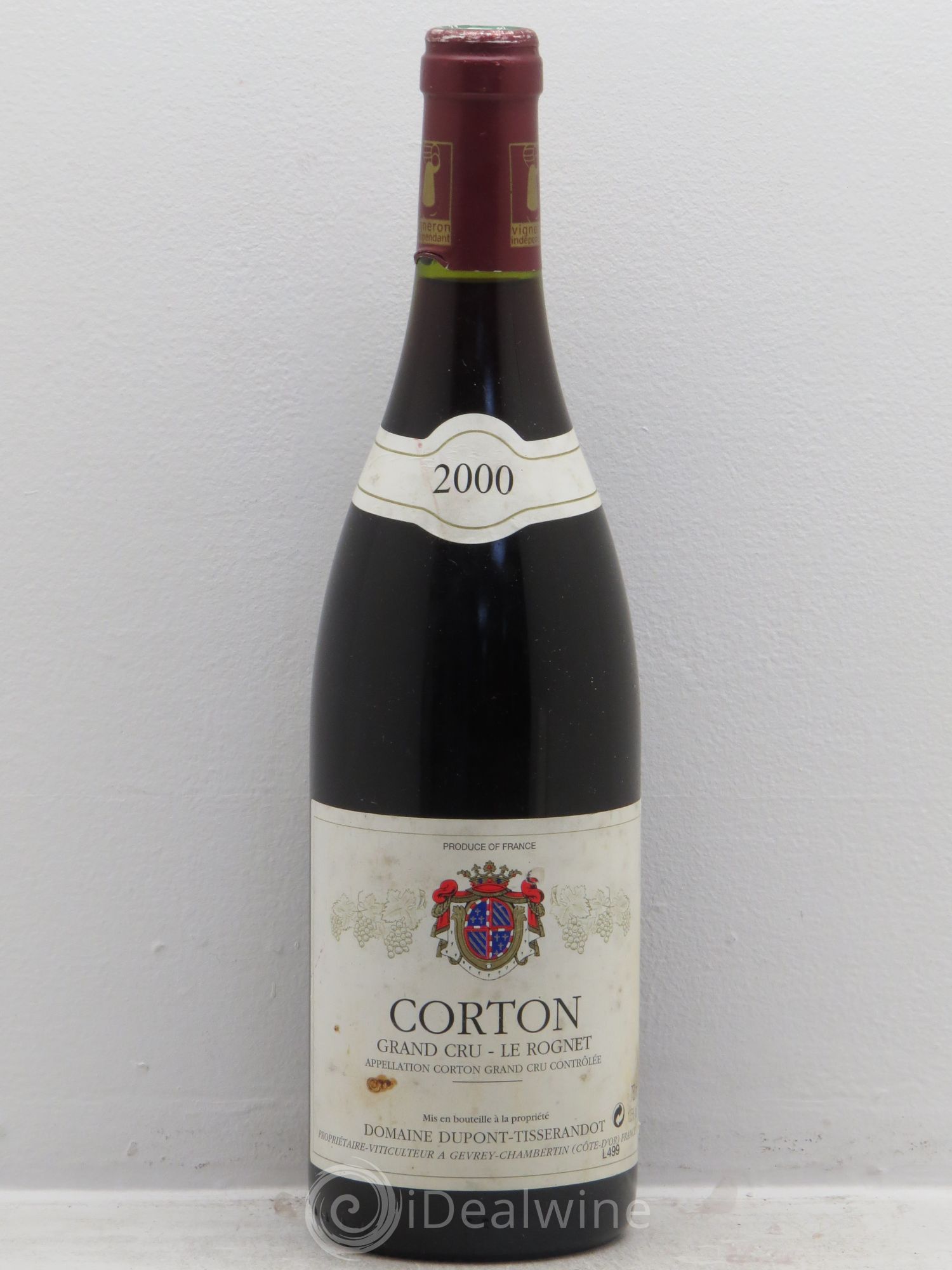 Corton Grand Cru Dupont-Tisserandot 2000 - Posten von 1 Flasche - 0