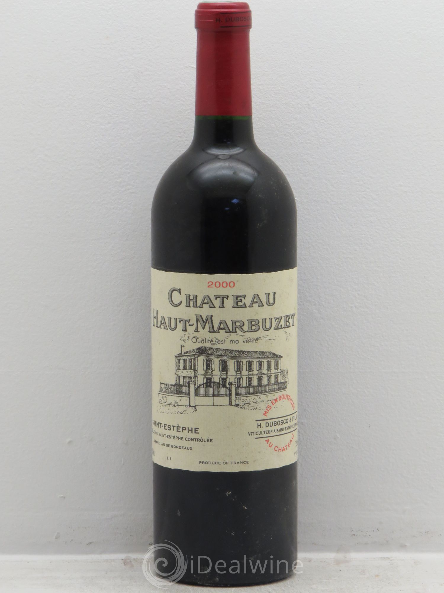Château Haut Marbuzet 2000 - Lot de 1 bouteille - 0