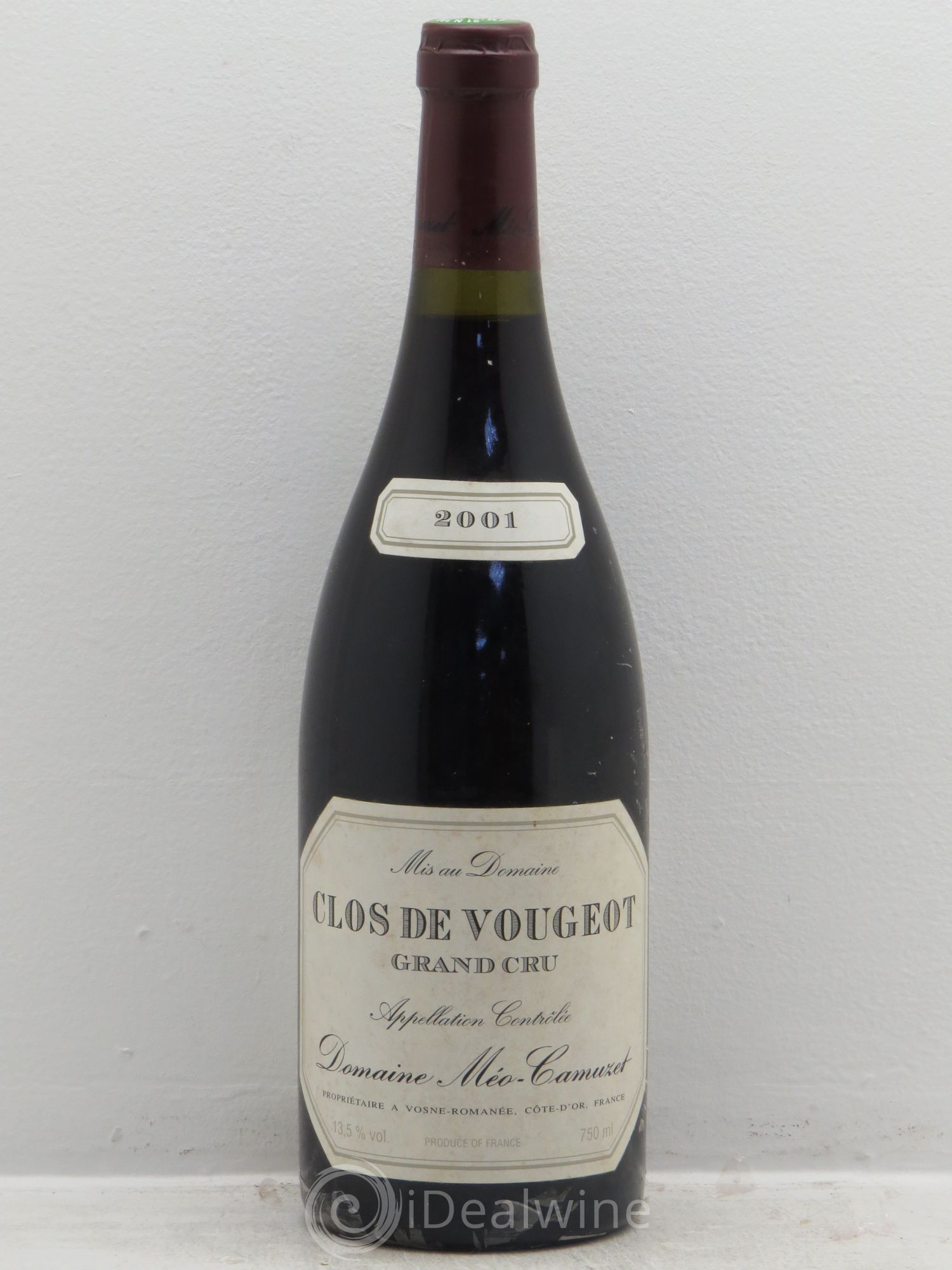 Clos de Vougeot Grand Cru Méo-Camuzet (Domaine) 2001 - Lot de 1 bouteille - 0