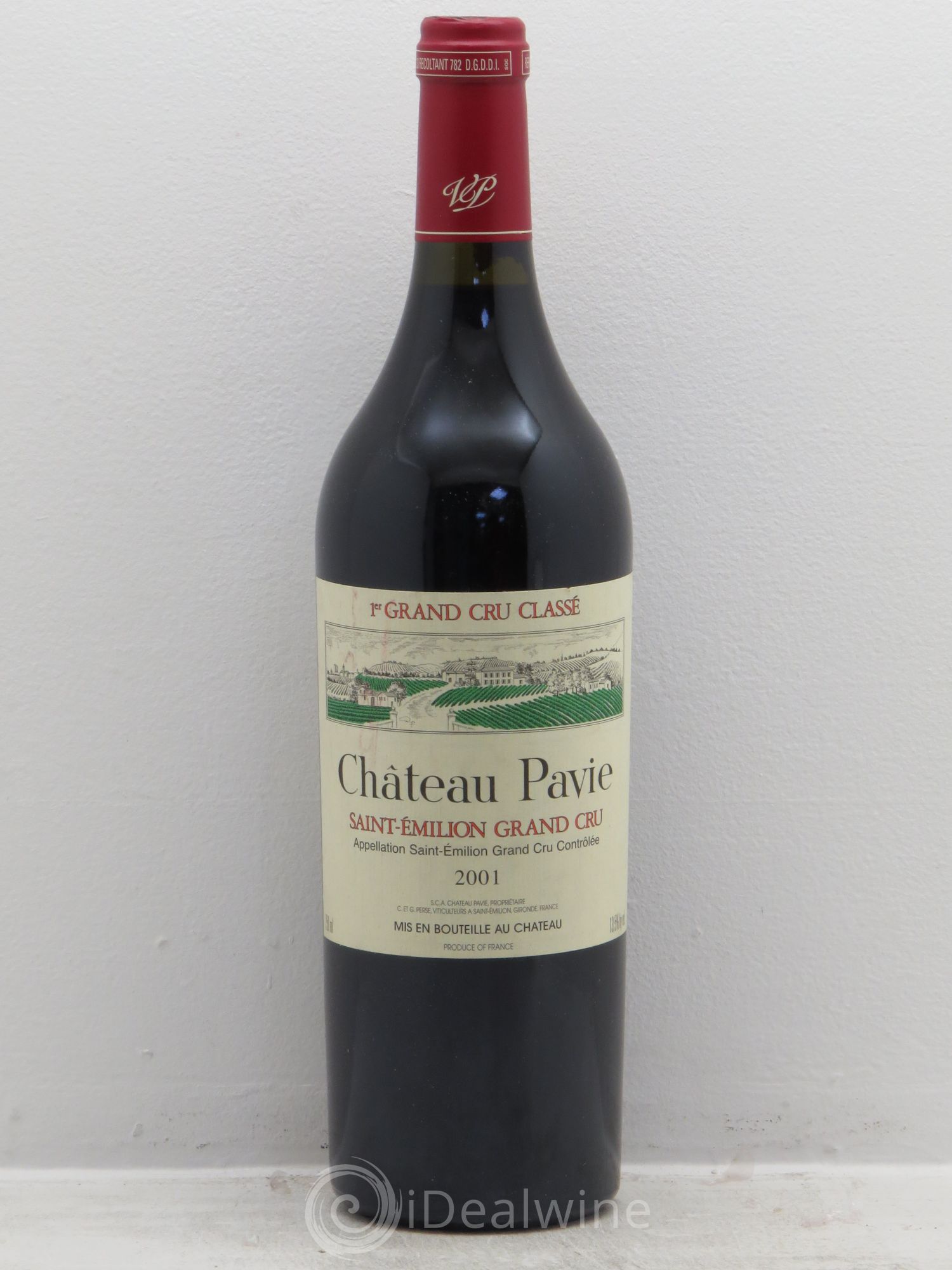 Château Pavie 1er Grand Cru Classé A 2001 - Lot de 1 bouteille - 0