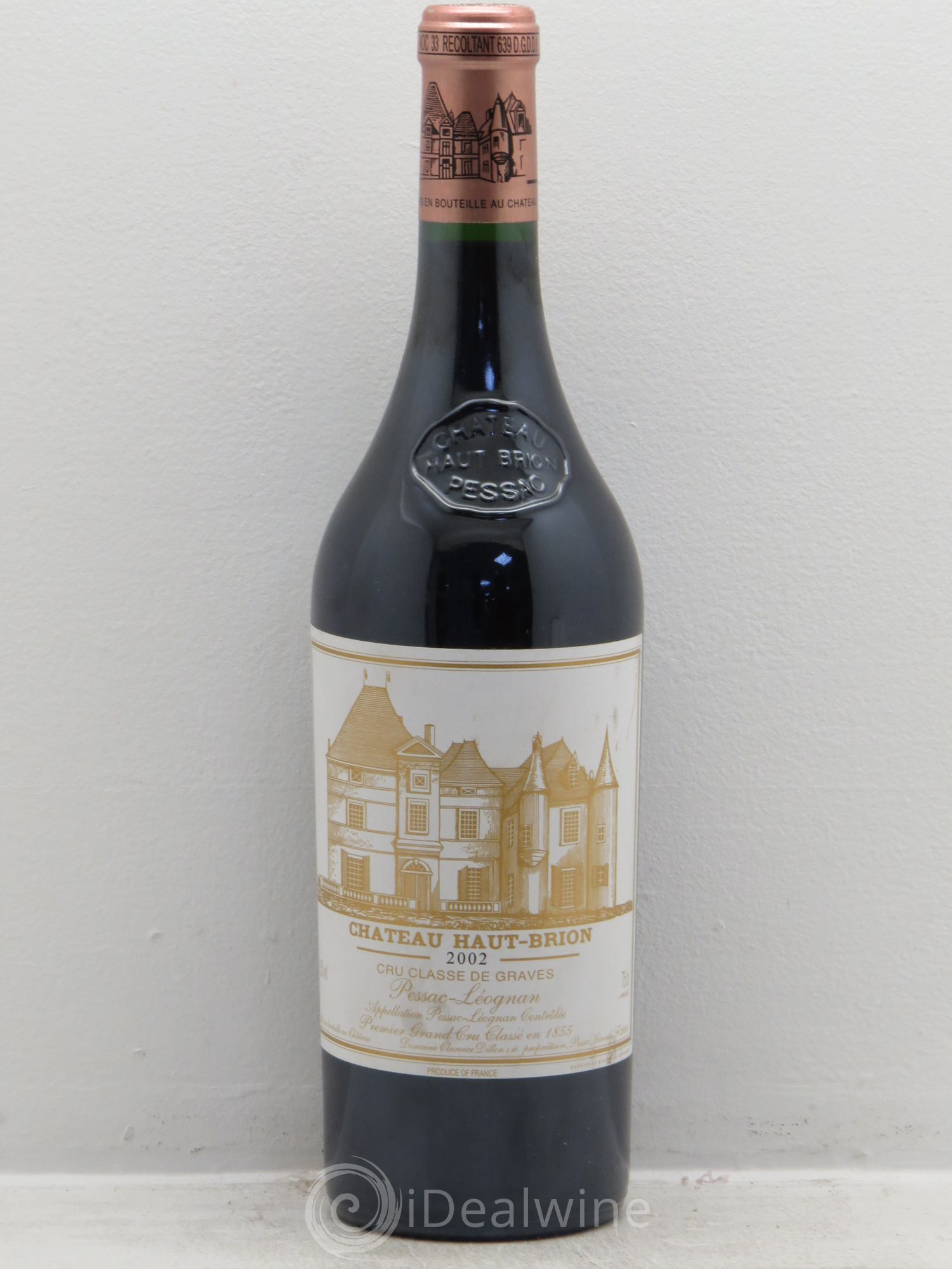 Château Haut Brion 1er Grand Cru Classé 2002 - Lot de 1 bouteille - 0